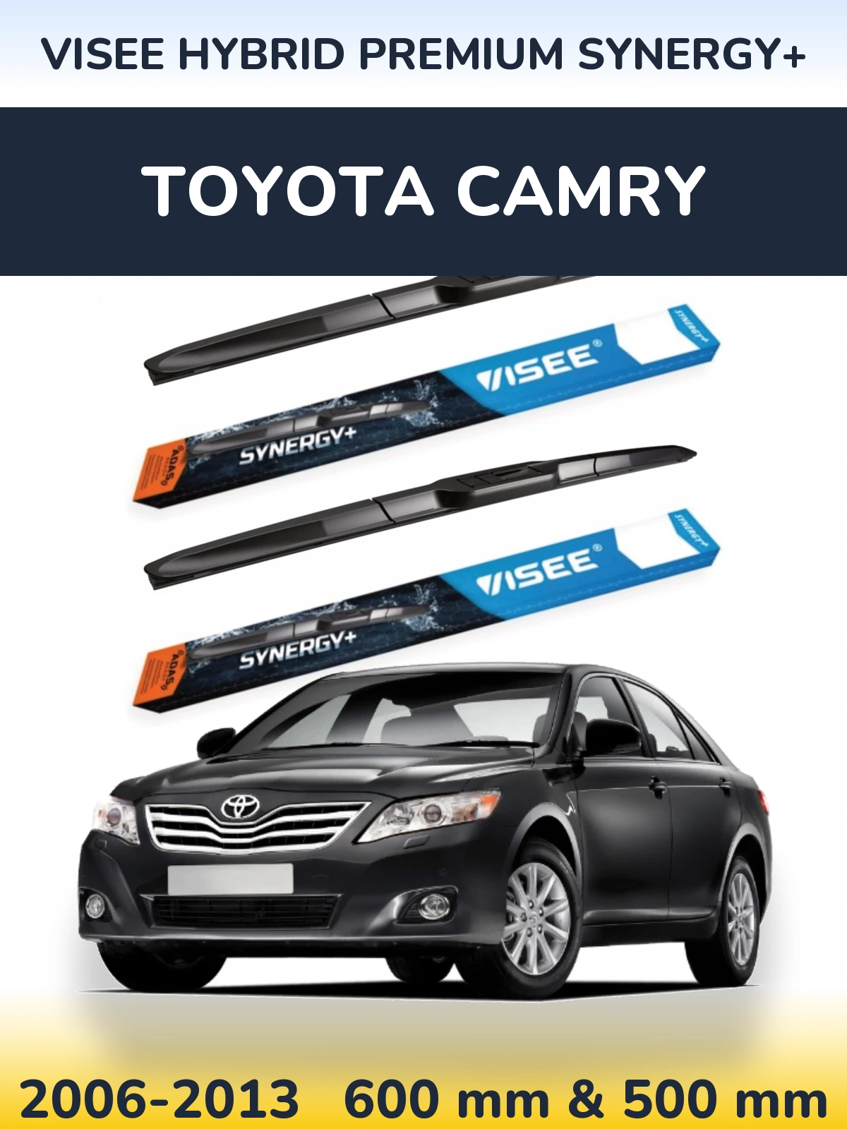 Ștergătoare VISEE HYBRID PREMIUM SYNERGY+ pentru Toyota Camry