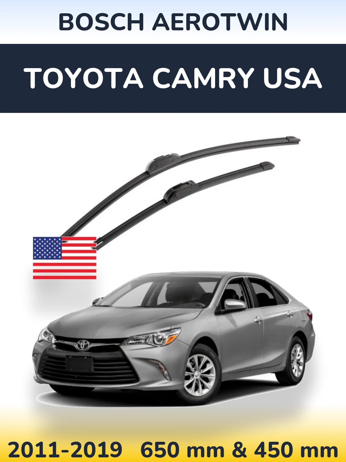Ștergătoare BOSCH AeroTwin pentru Toyota Camry USA