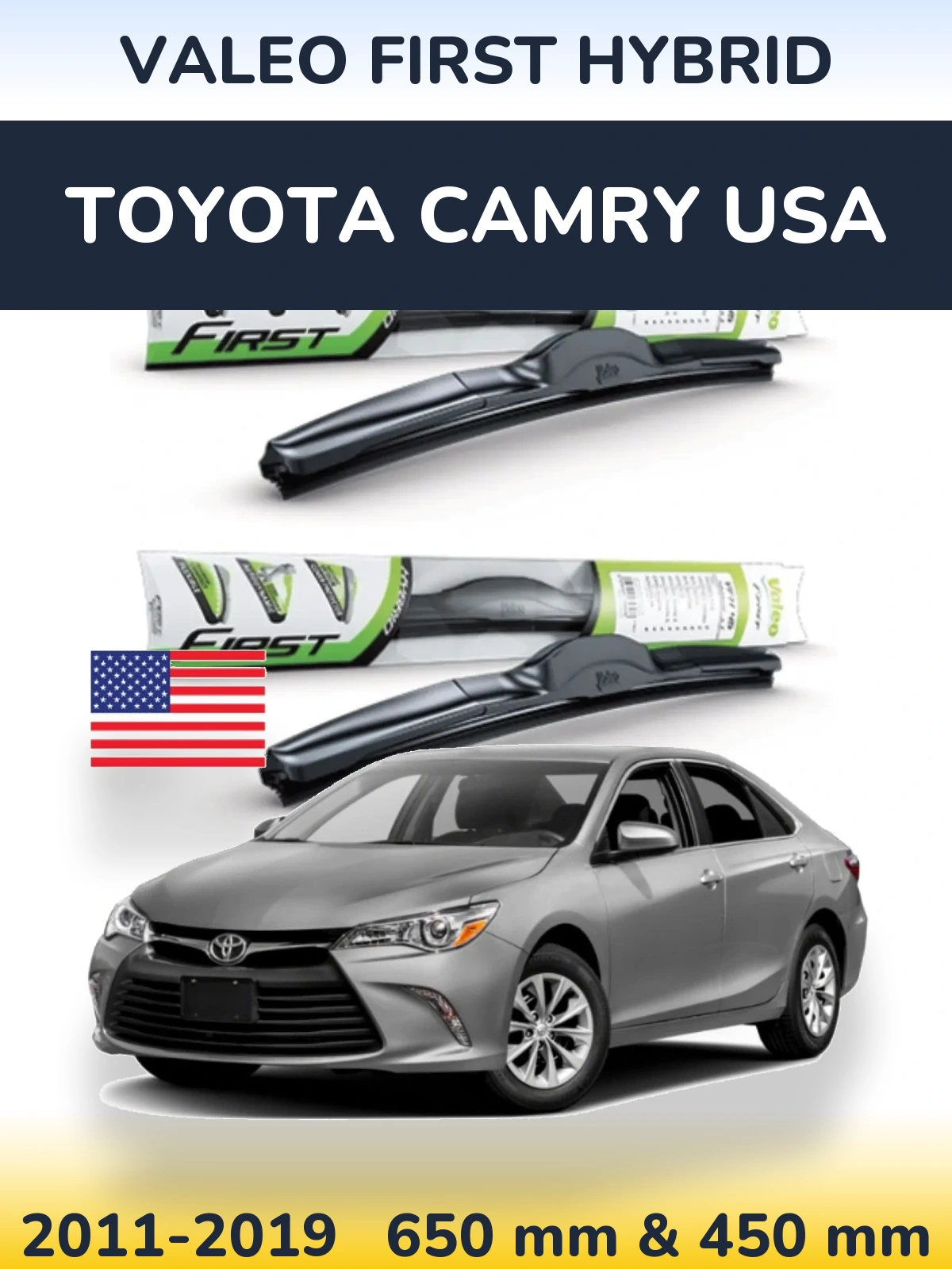 Ștergătoare Valeo First Hybrid pentru Toyota Camry USA