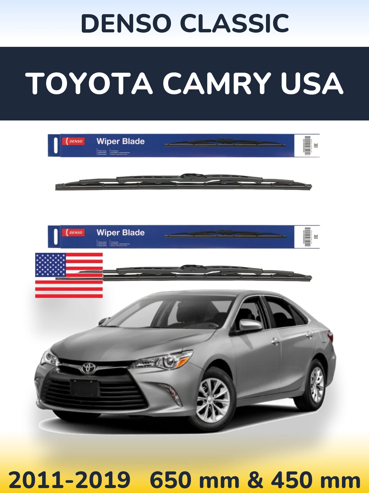 Ștergătoare Denso Classic pentru Toyota Camry USA