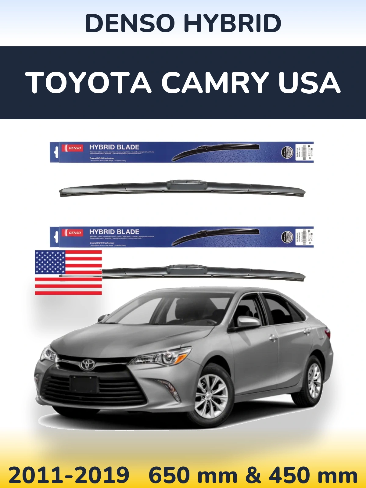 Ștergătoare Denso Hybrid pentru Toyota Camry USA