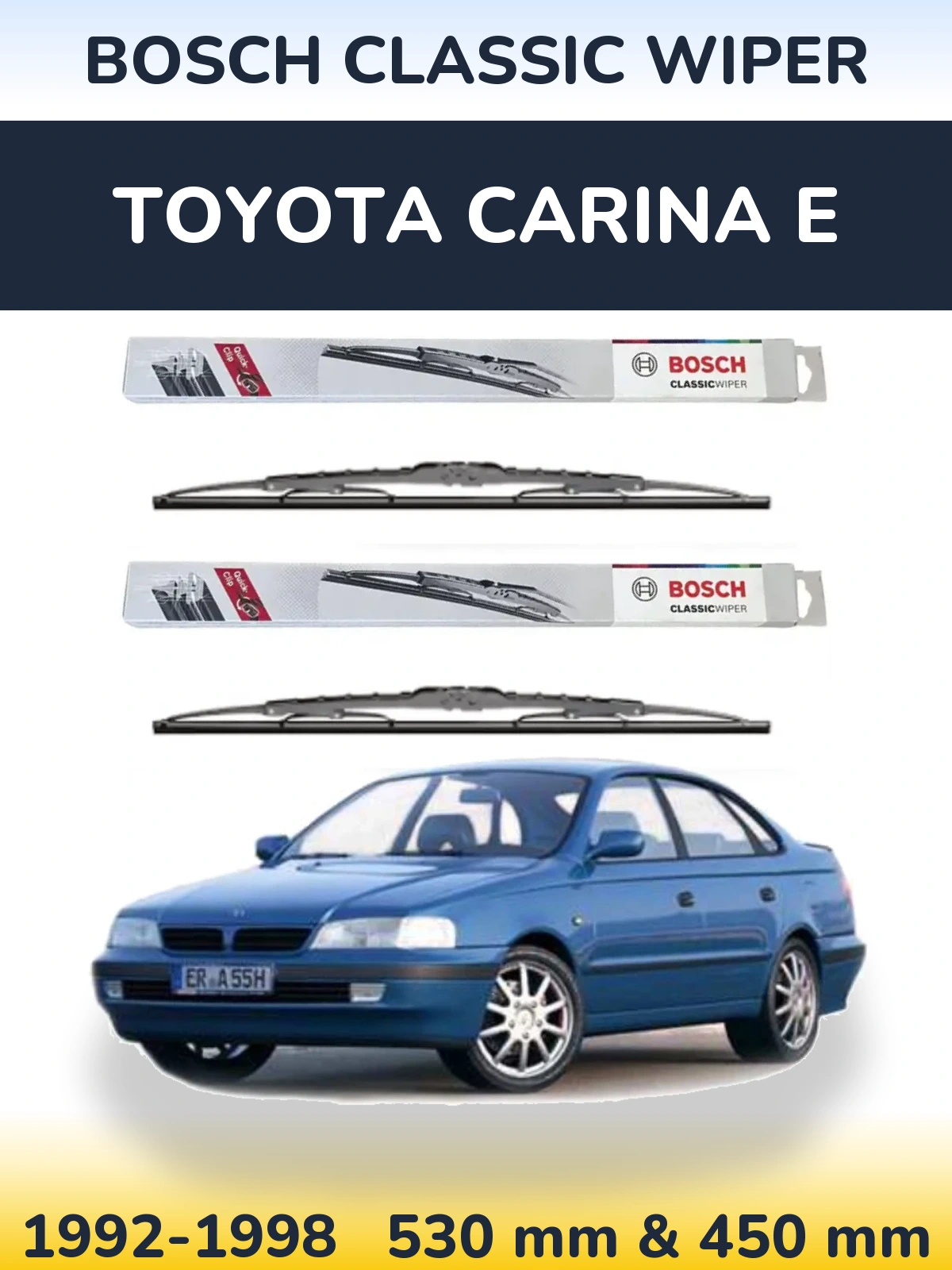 Ștergătoare BOSCH Classic Wiper pentru Toyota Carina E