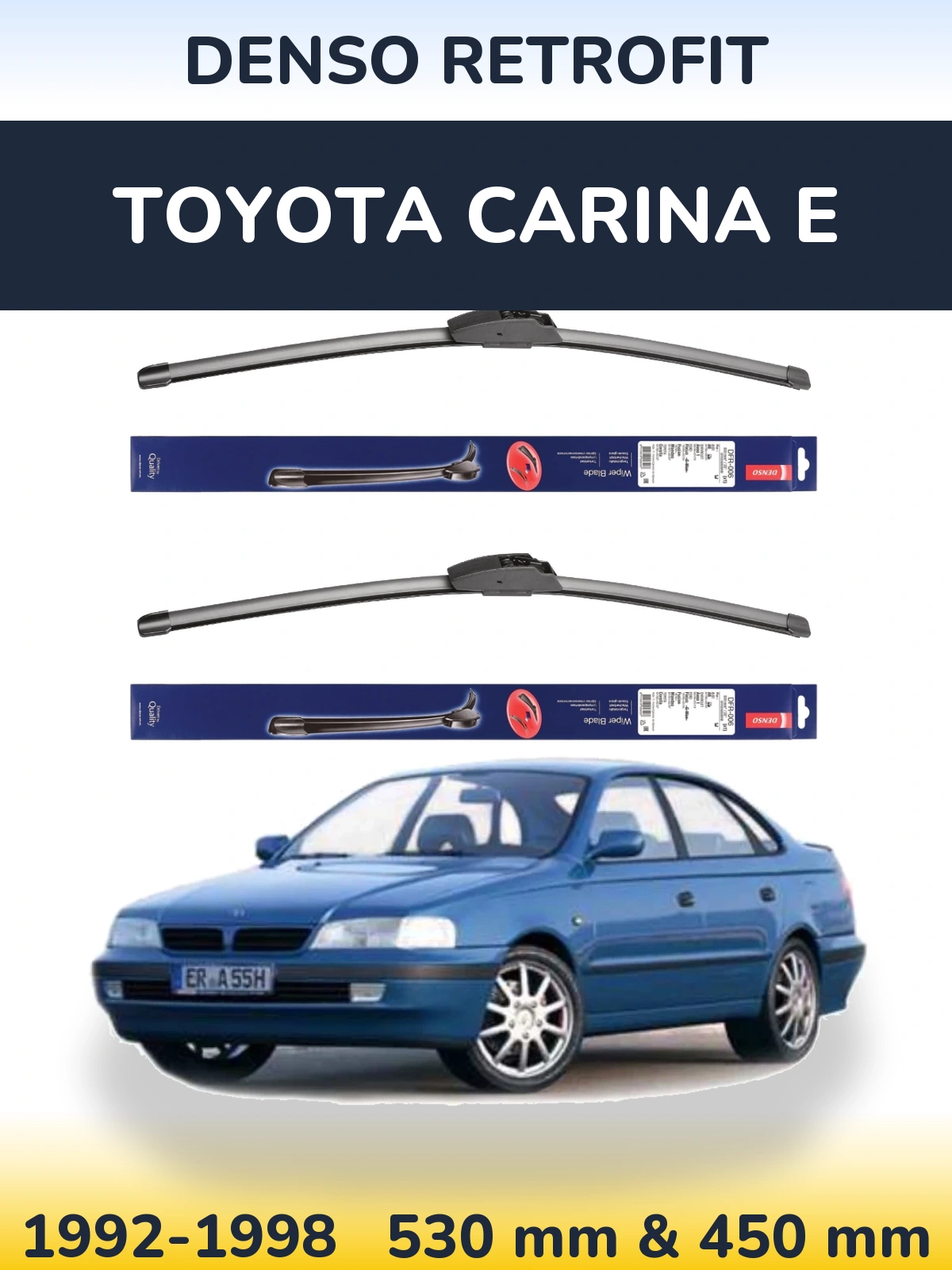 Ștergătoare Denso Retrofit pentru Toyota Carina E