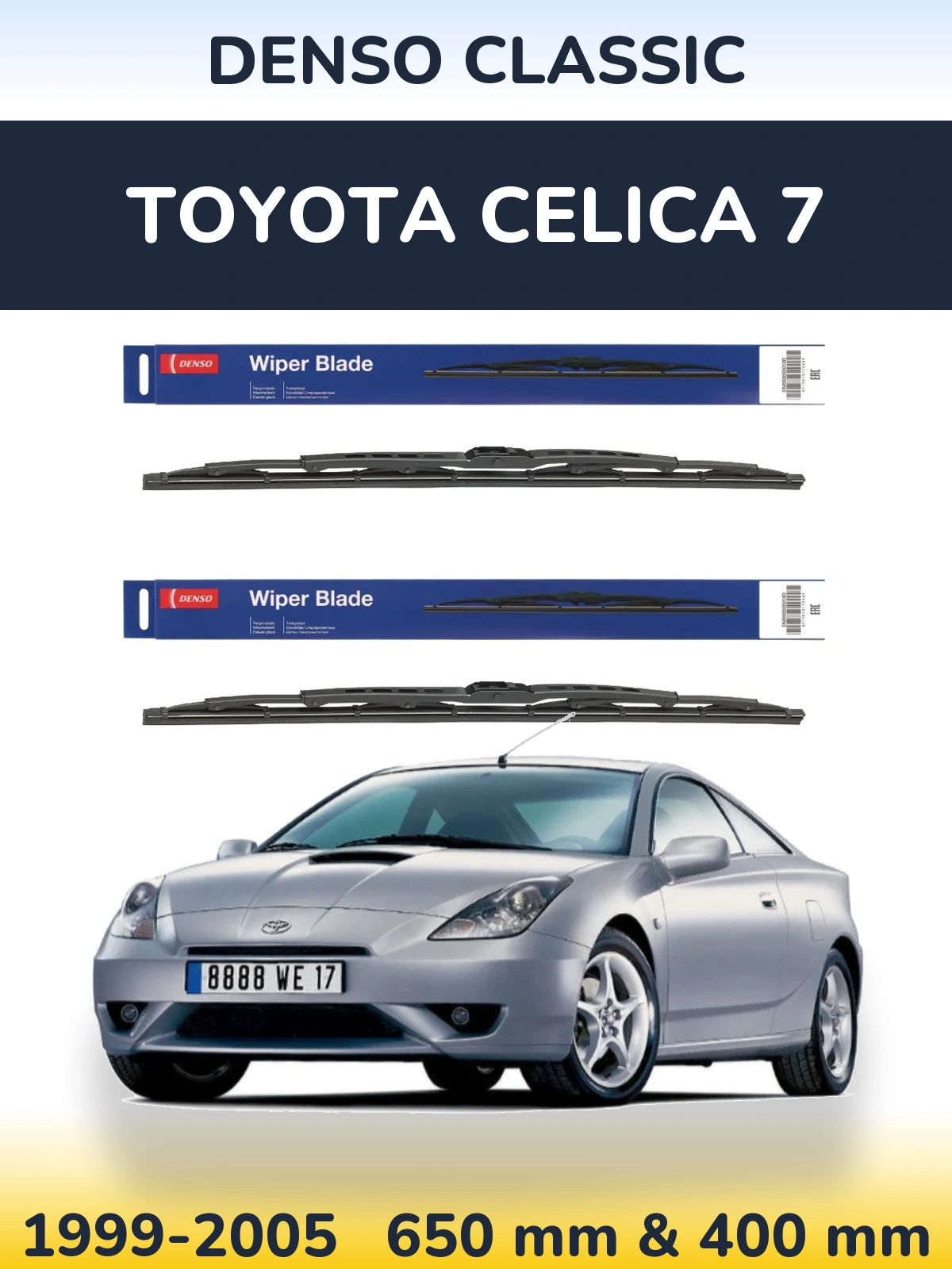Ștergătoare Denso Classic pentru Toyota Celica 7