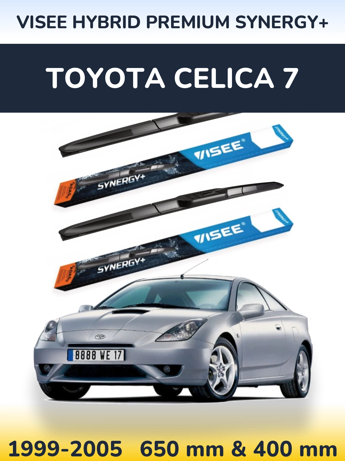 Ștergătoare VISEE HYBRID PREMIUM SYNERGY+ pentru Toyota Celica 7