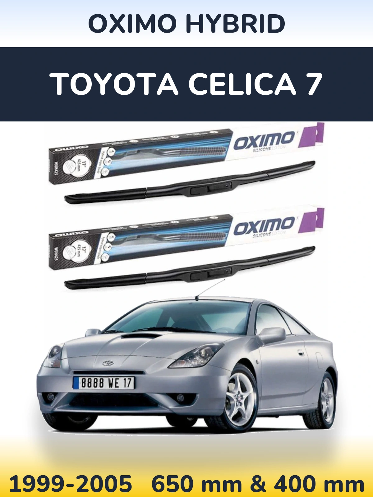 Ștergătoare Oximo Hybrid pentru Toyota Celica 7