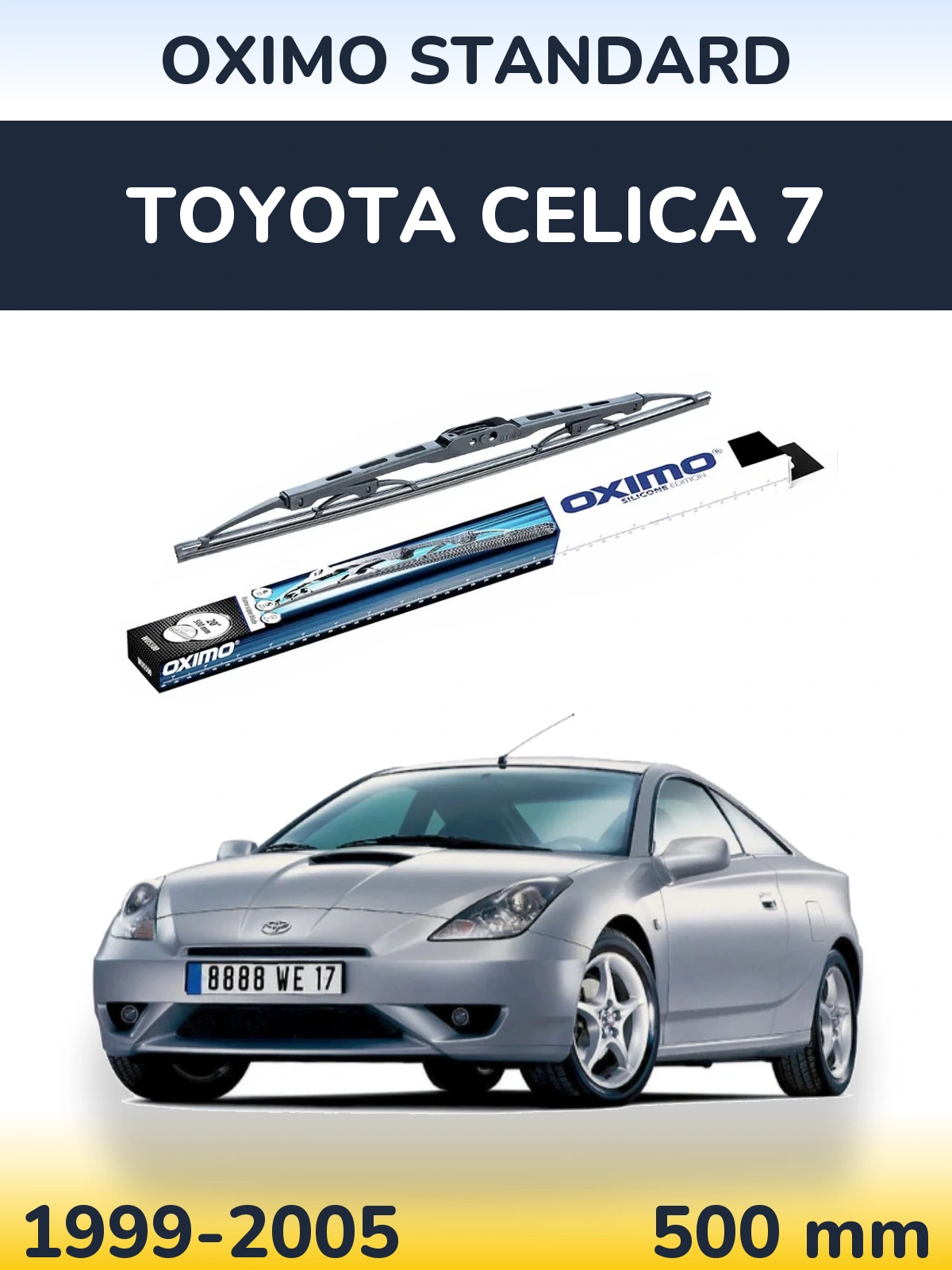 Ștergătoare Oximo Standard pentru Toyota Celica 7