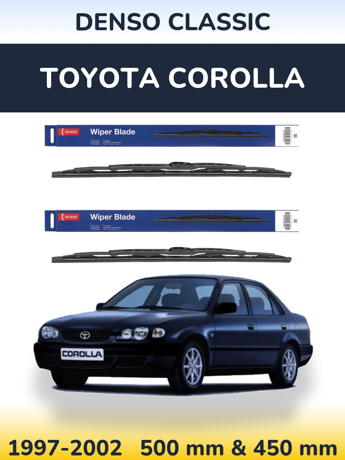 Ștergătoare Denso Classic pentru Toyota Corolla