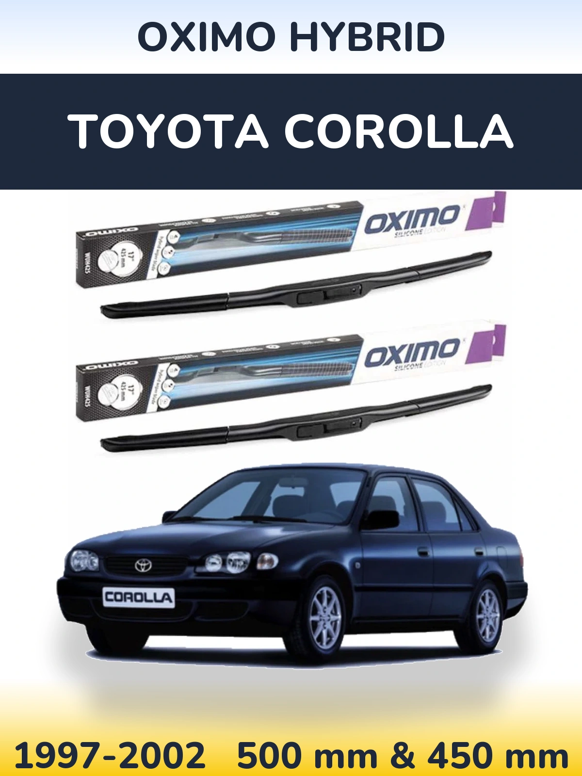 Ștergătoare Oximo Hybrid pentru Toyota Corolla