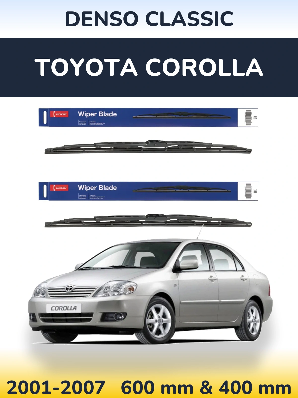 Ștergătoare Denso Classic pentru Toyota Corolla