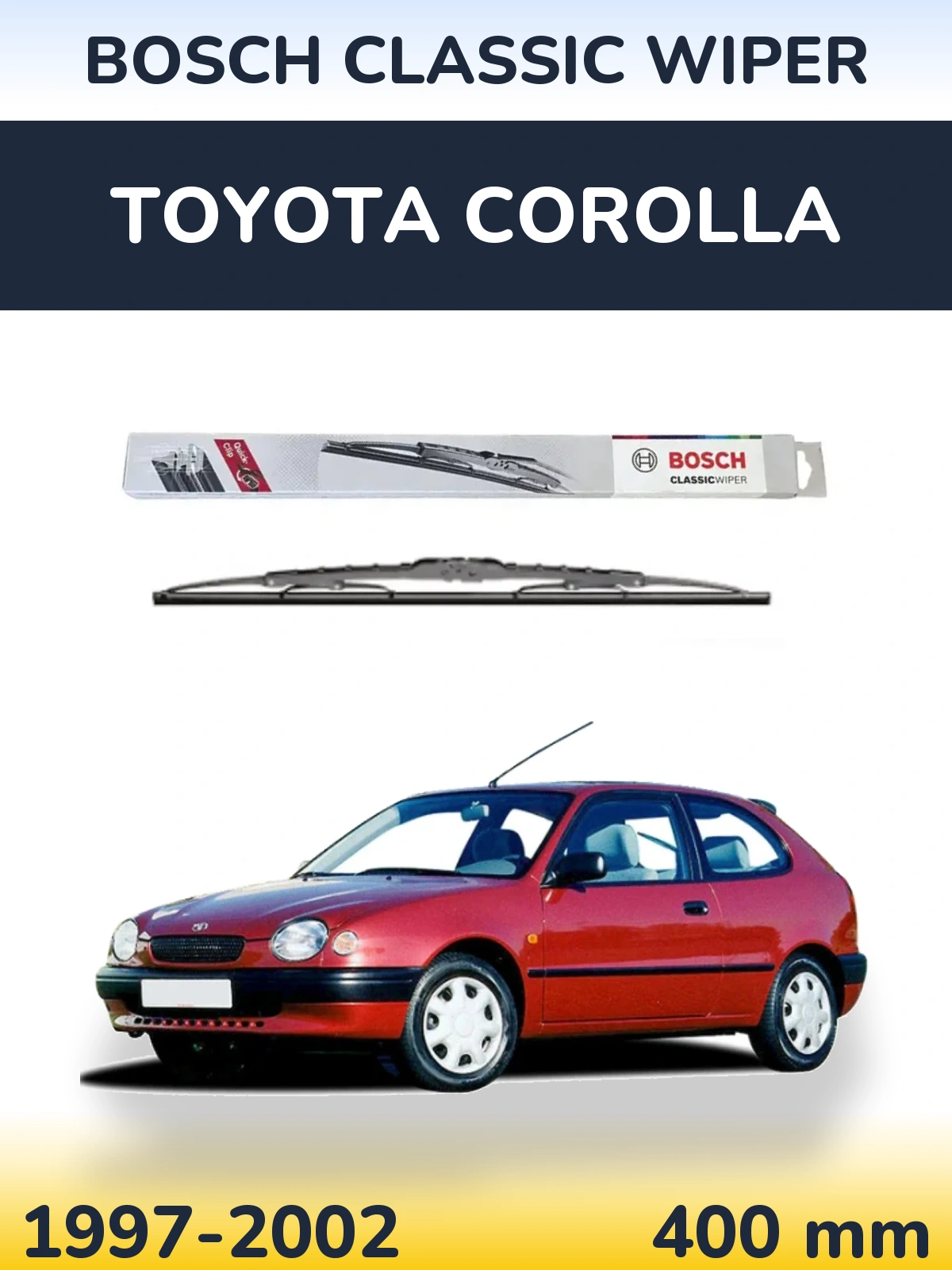 Ștergătoare BOSCH Classic Wiper pentru Toyota Corolla
