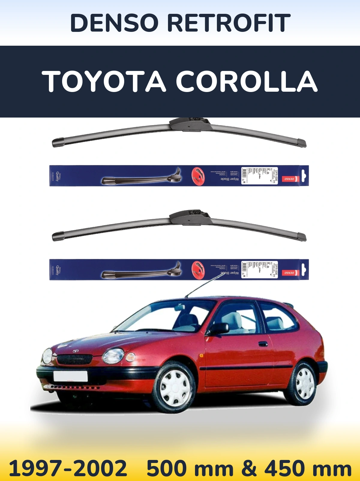Ștergătoare Denso Retrofit pentru Toyota Corolla