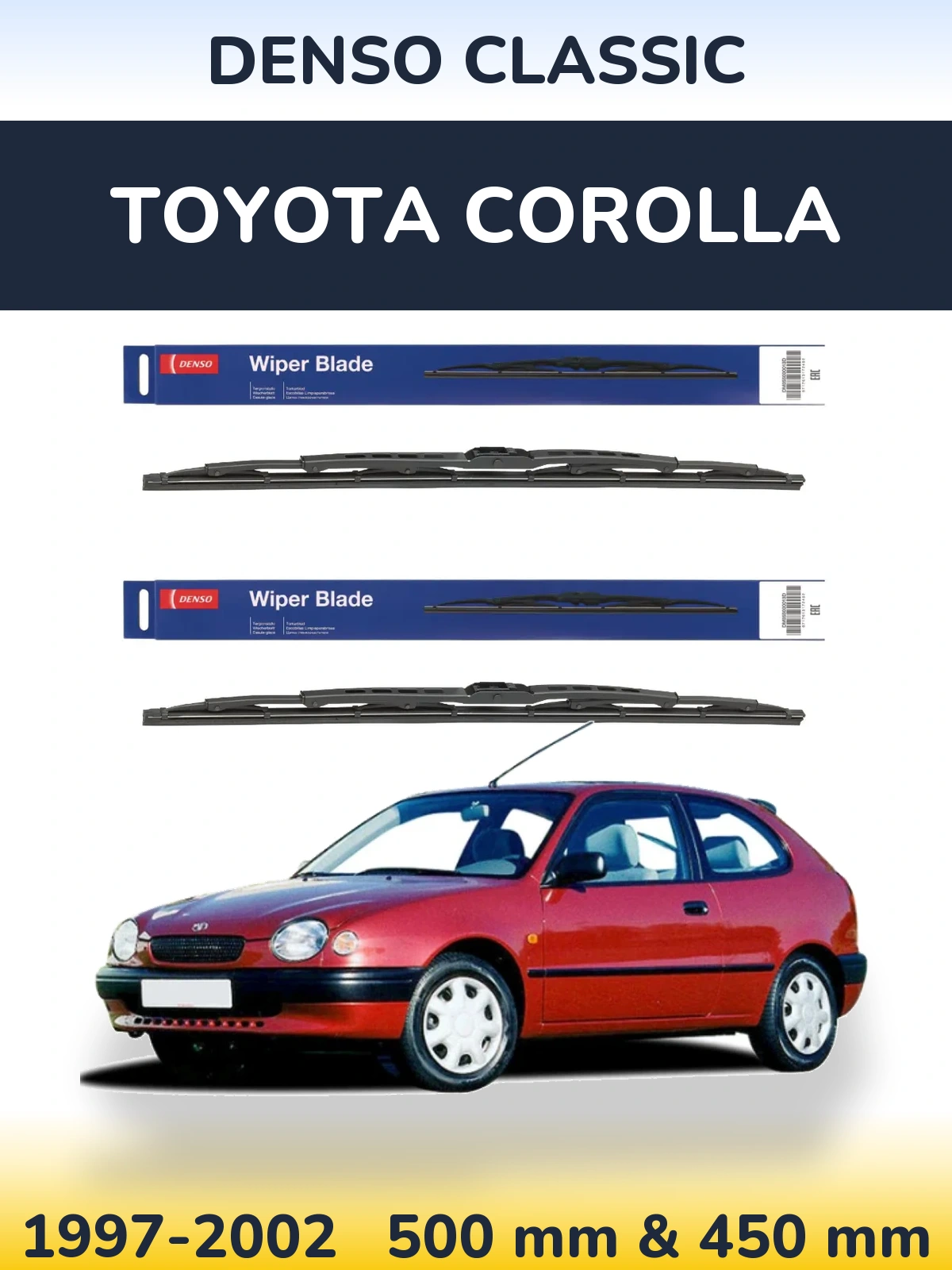 Ștergătoare Denso Classic pentru Toyota Corolla