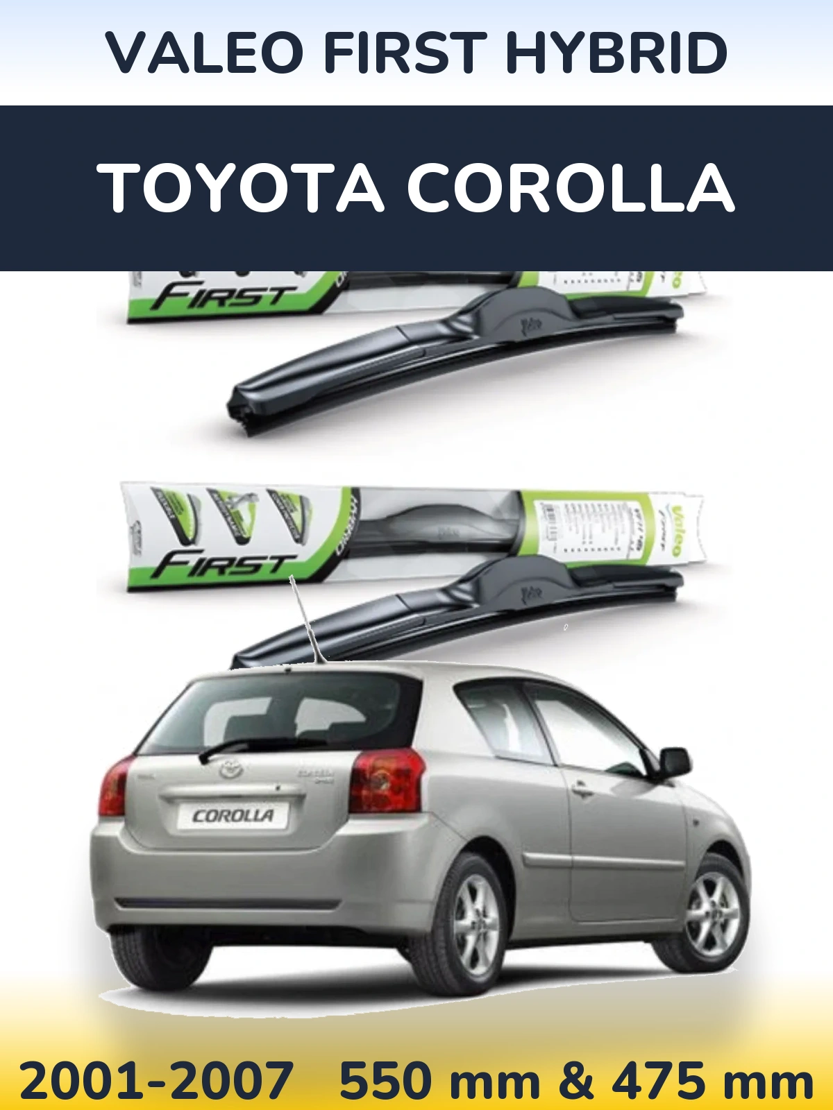Ștergătoare Valeo First Hybrid pentru Toyota Corolla