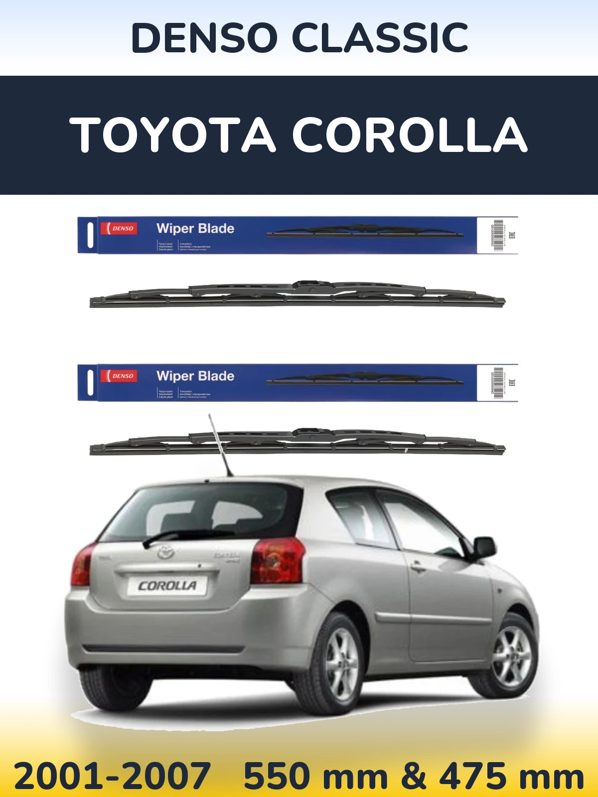 Ștergătoare Denso Classic pentru Toyota Corolla