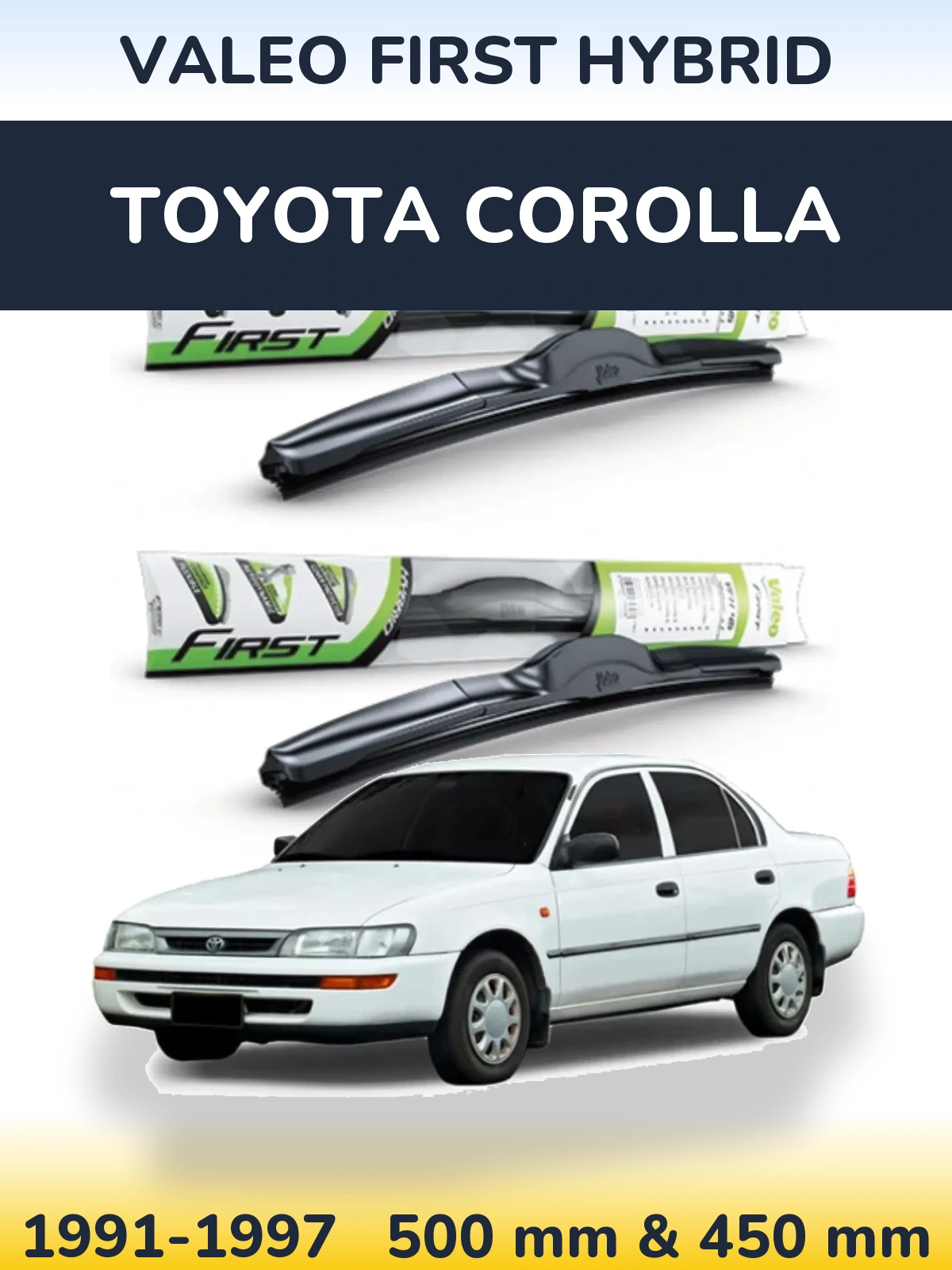 Ștergătoare Valeo First Hybrid pentru Toyota Corolla