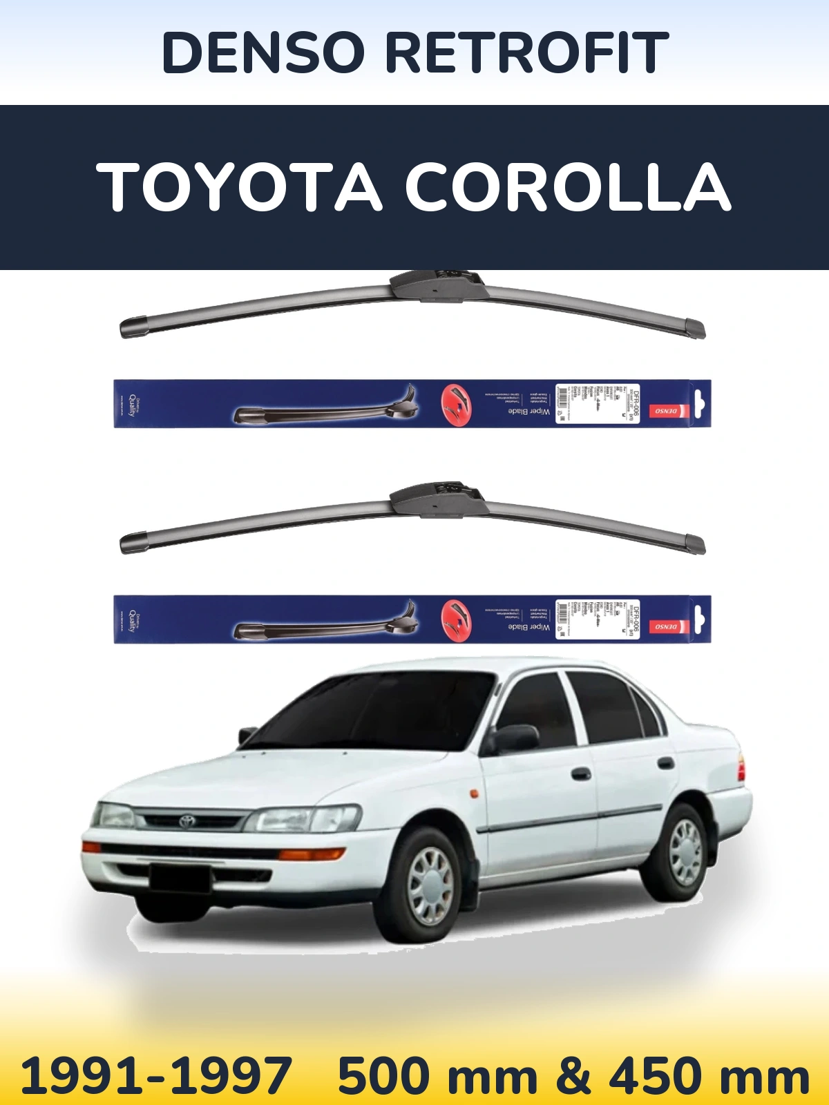 Ștergătoare Denso Retrofit pentru Toyota Corolla