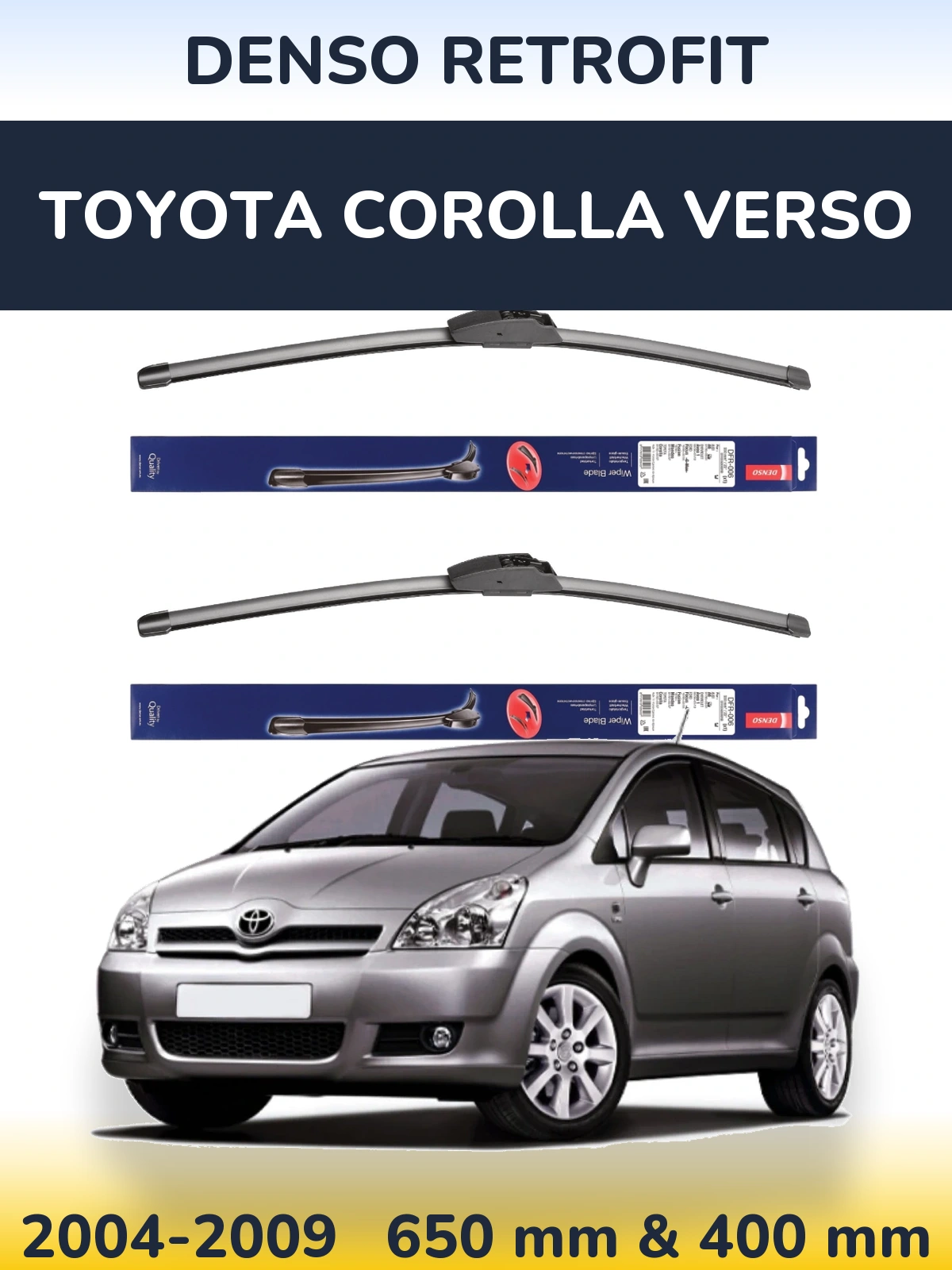 Ștergătoare Denso Retrofit pentru Toyota Corolla Verso