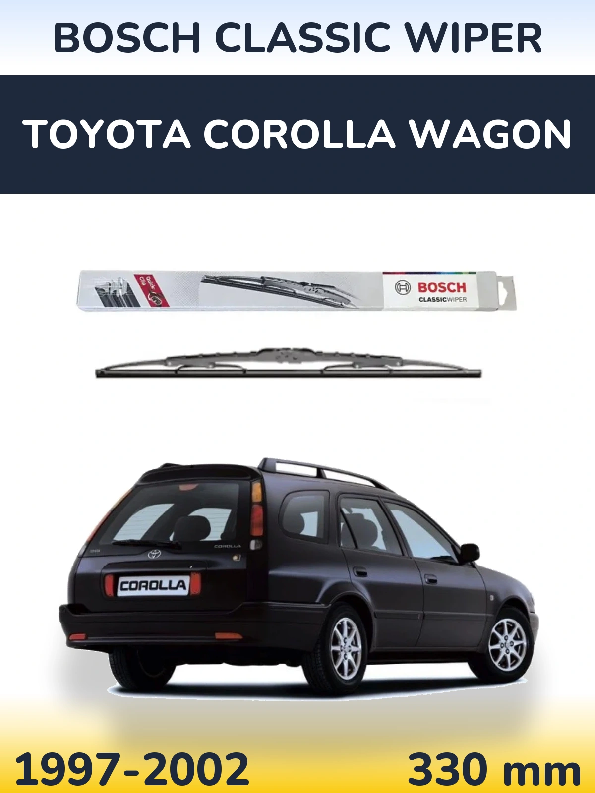 Ștergătoare BOSCH Classic Wiper pentru Toyota Corolla Wagon