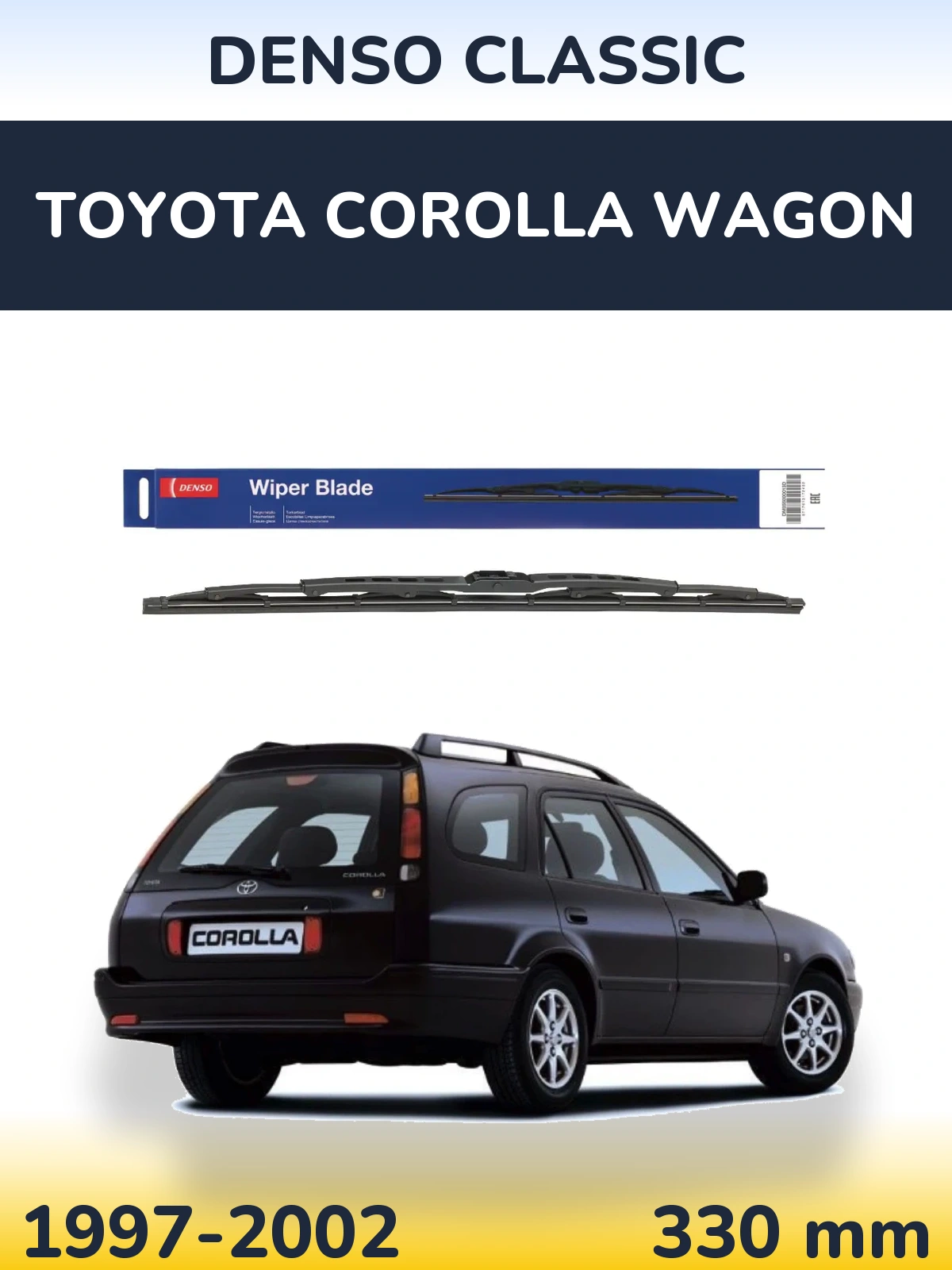 Ștergătoare Denso Classic pentru Toyota Corolla Wagon