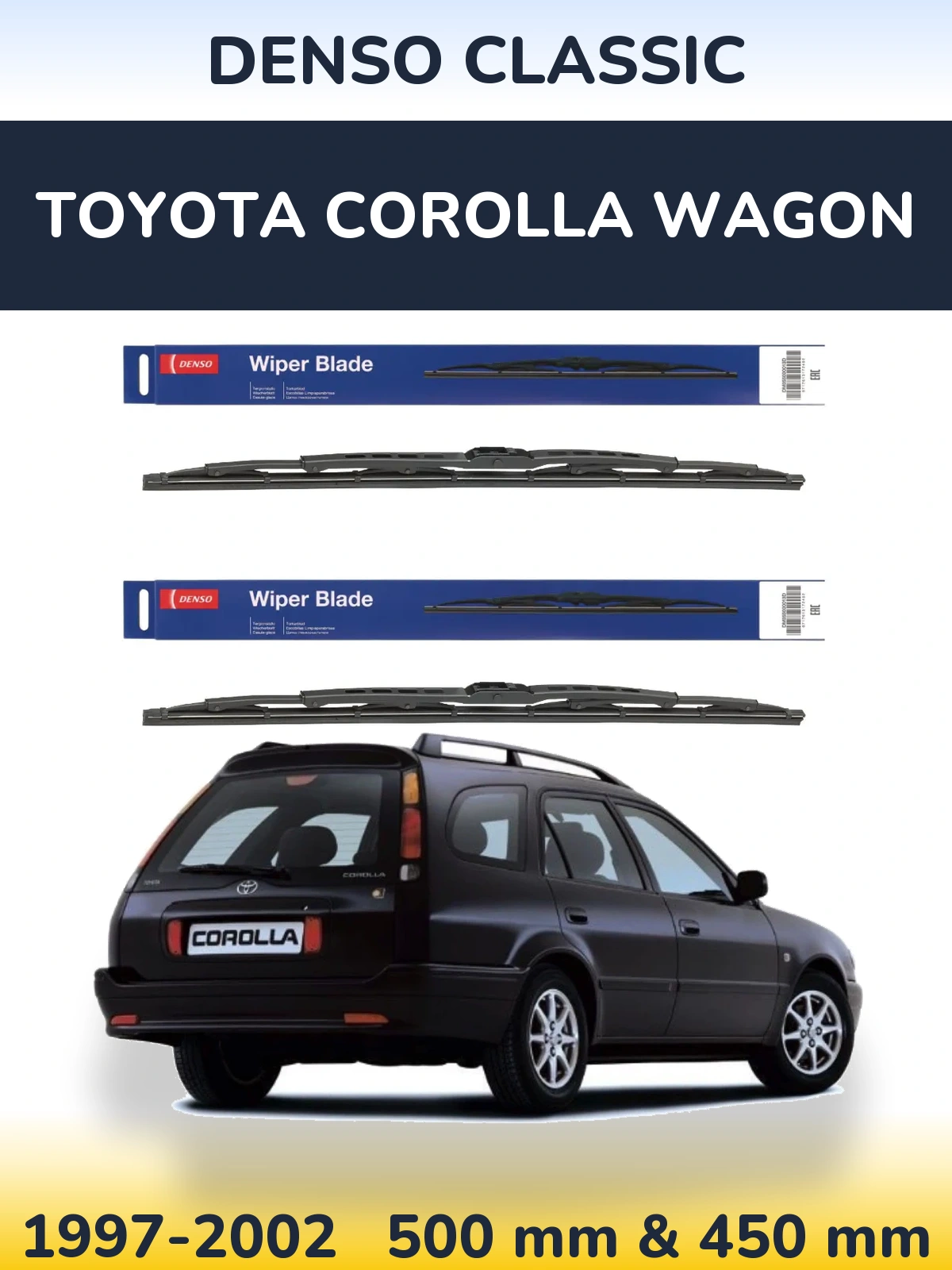 Ștergătoare Denso Classic pentru Toyota Corolla Wagon