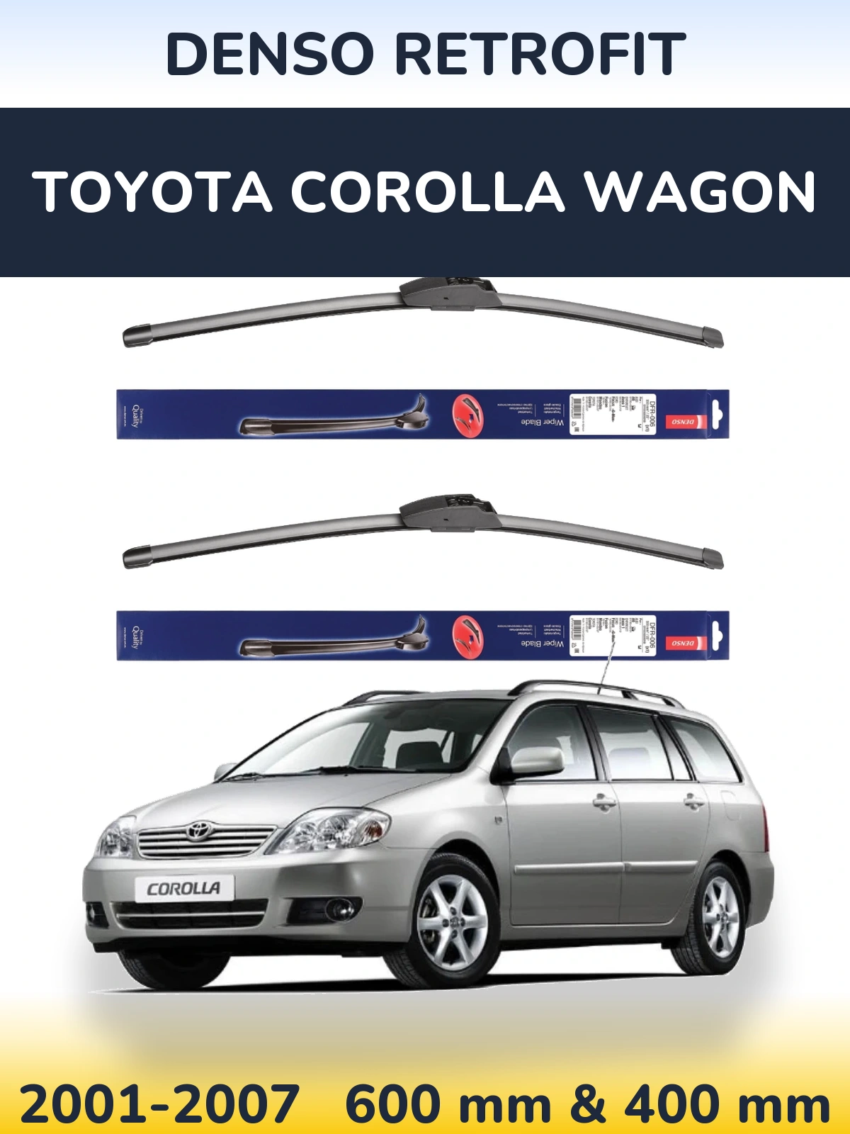 Ștergătoare Denso Retrofit pentru Toyota Corolla Wagon
