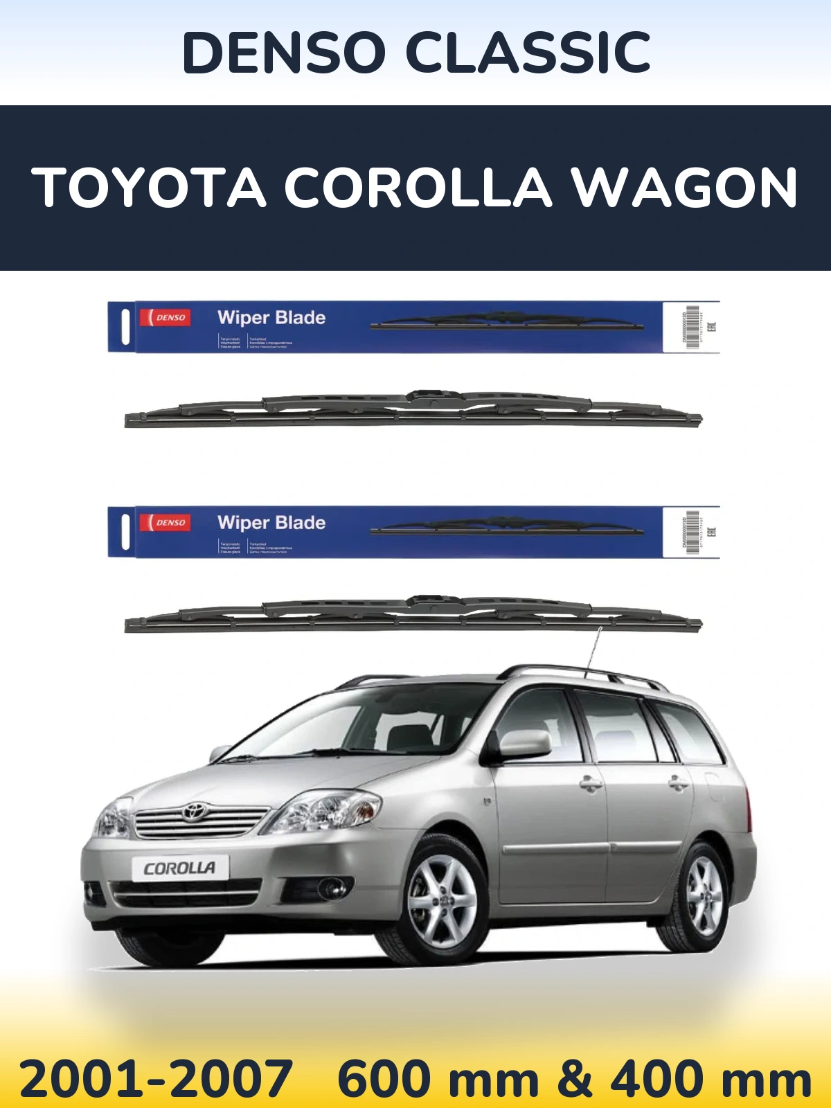 Ștergătoare Denso Classic pentru Toyota Corolla Wagon