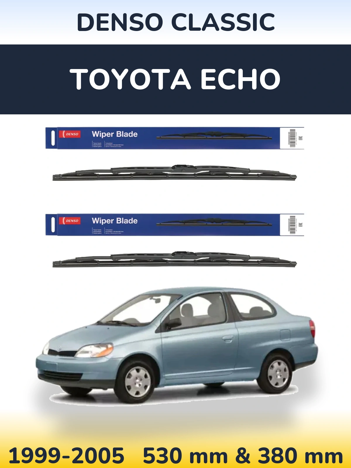 Ștergătoare Denso Classic pentru Toyota Echo