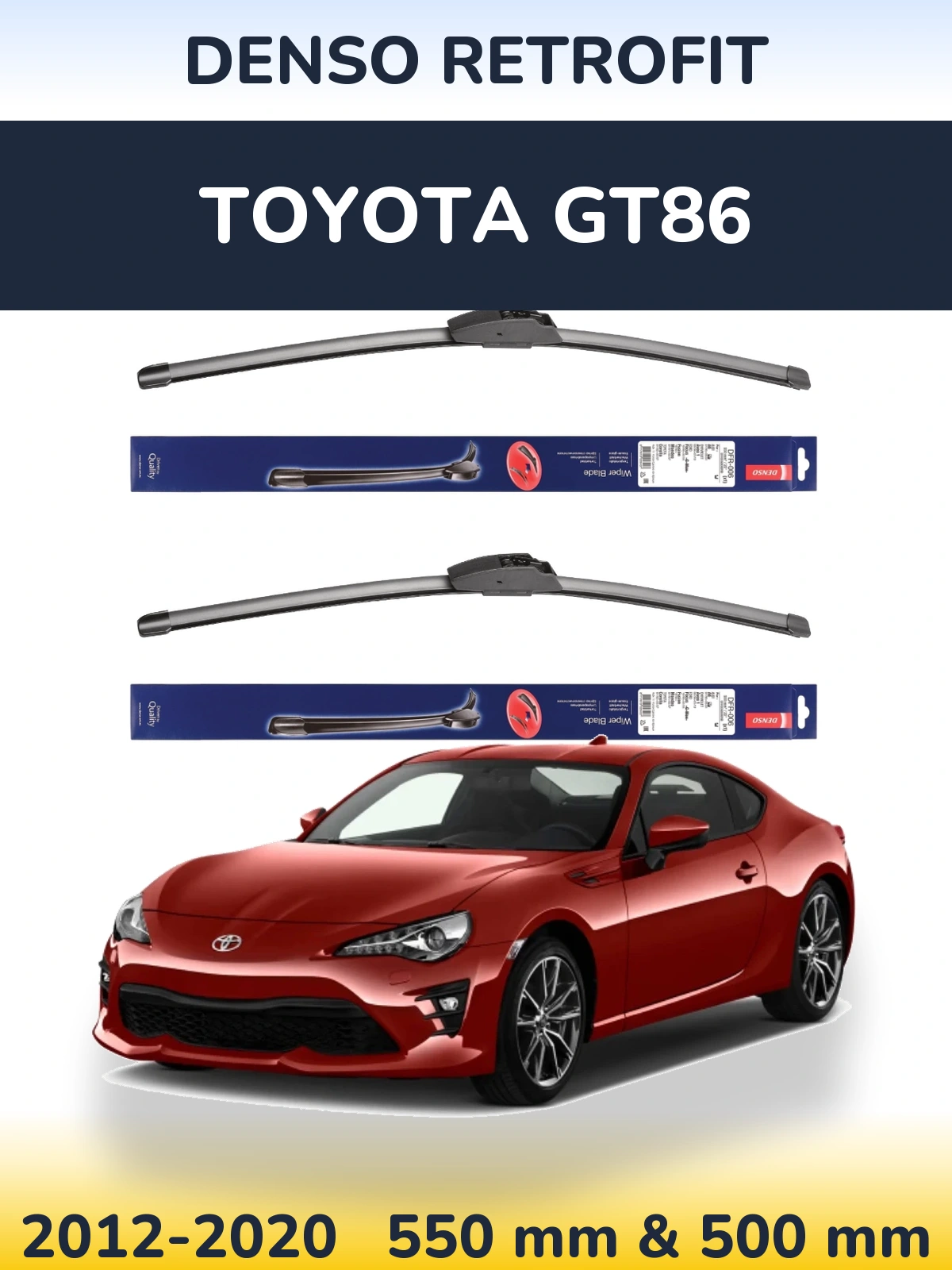 Ștergătoare Denso Retrofit pentru Toyota GT86