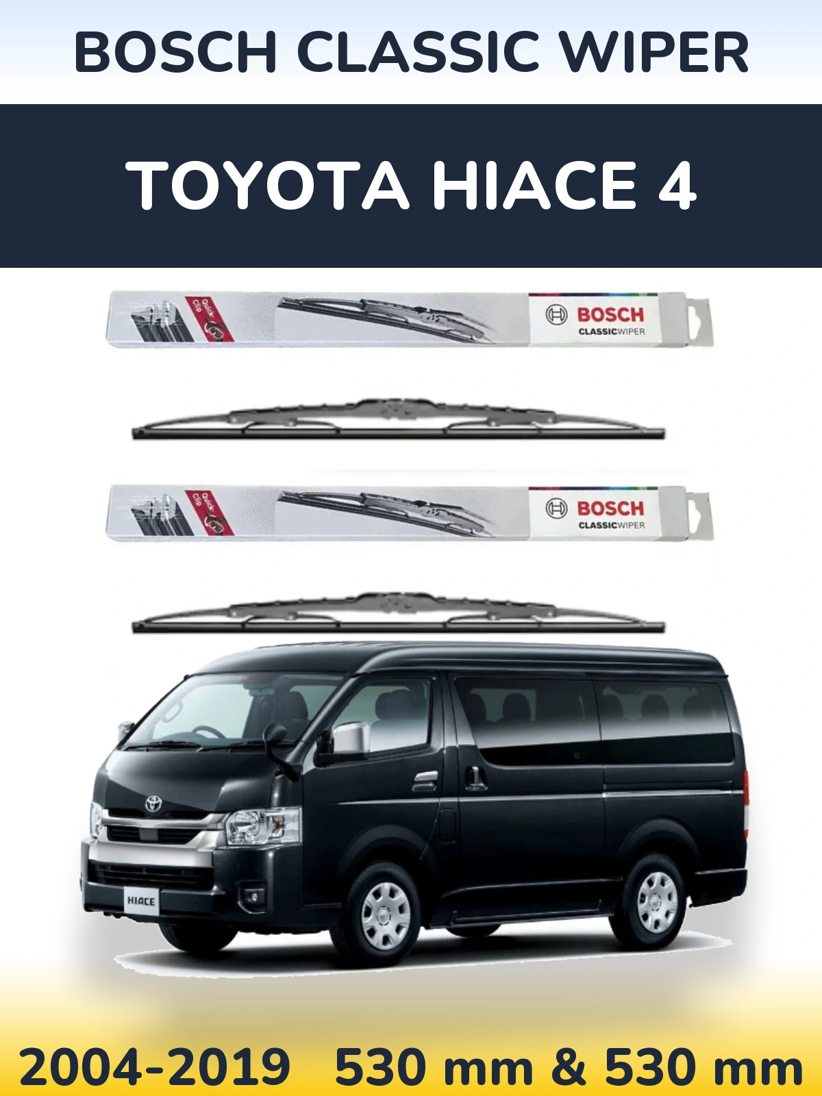 Ștergătoare BOSCH Classic Wiper pentru Toyota Hiace 4