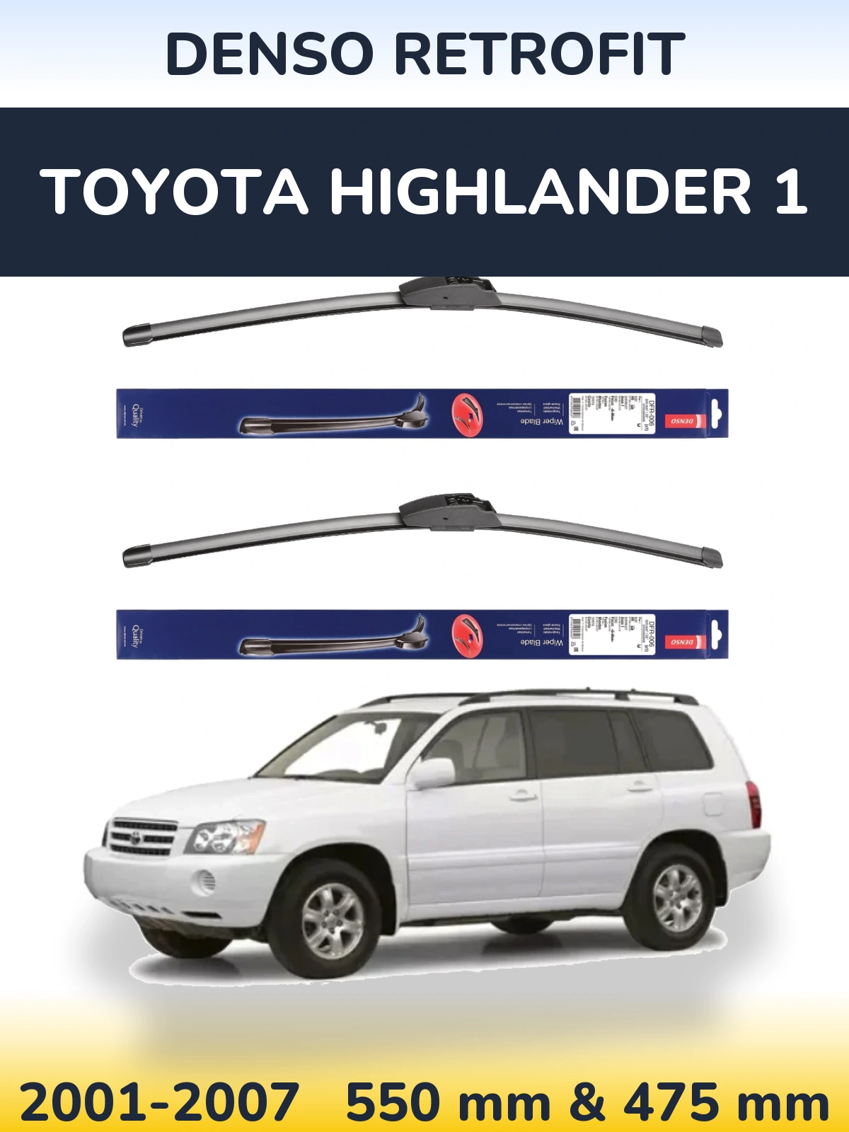 Ștergătoare Denso Retrofit pentru Toyota Highlander 1