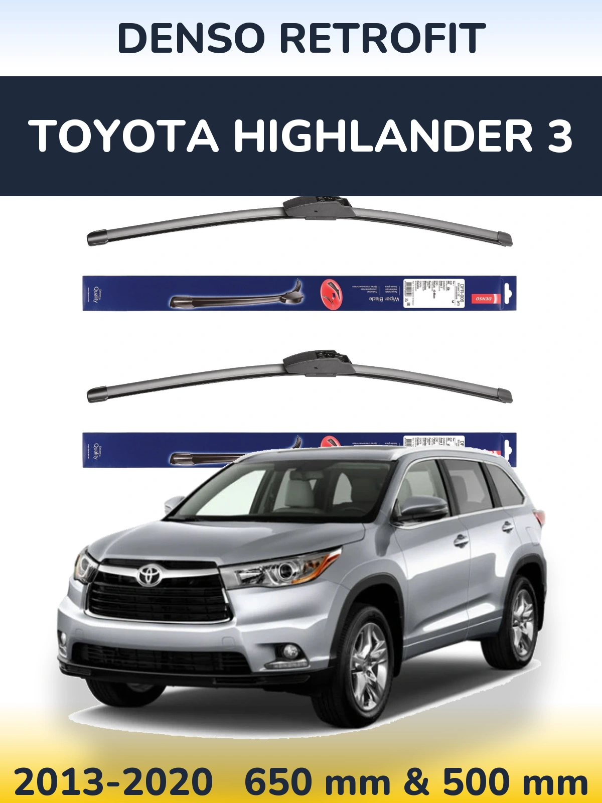 Ștergătoare Denso Retrofit pentru Toyota Highlander 3