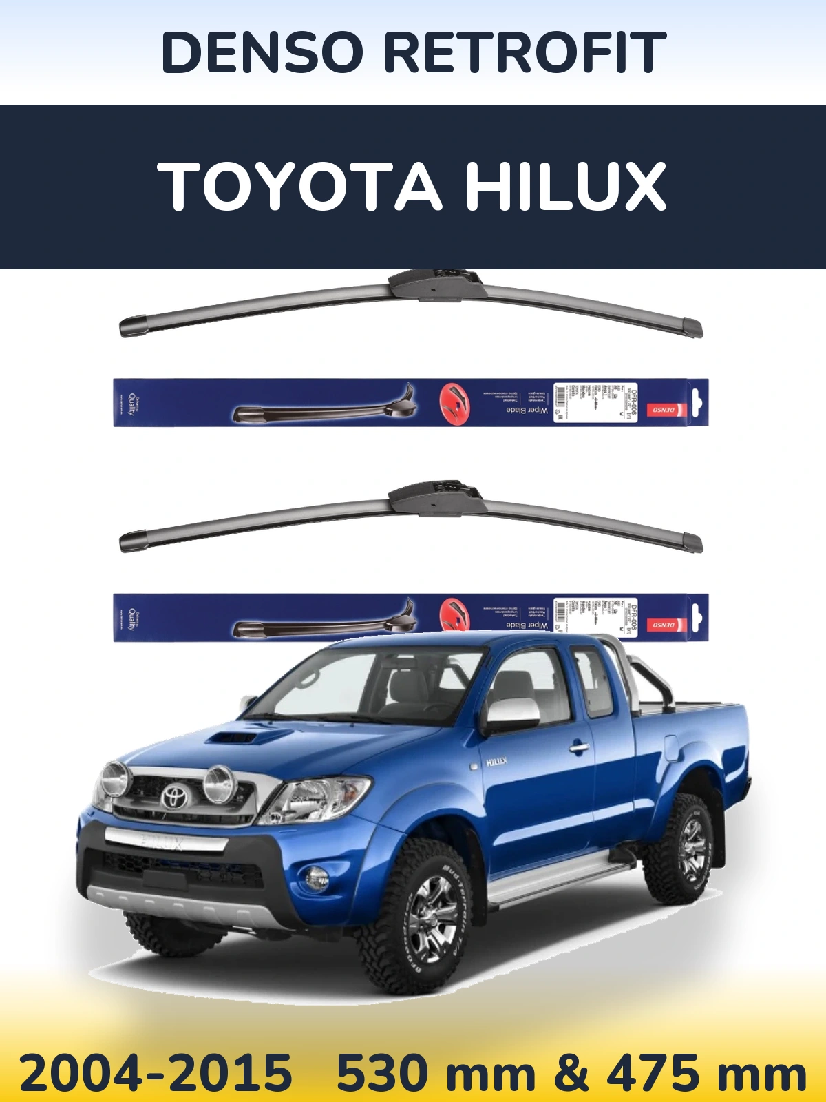 Ștergătoare Denso Retrofit pentru Toyota Hilux