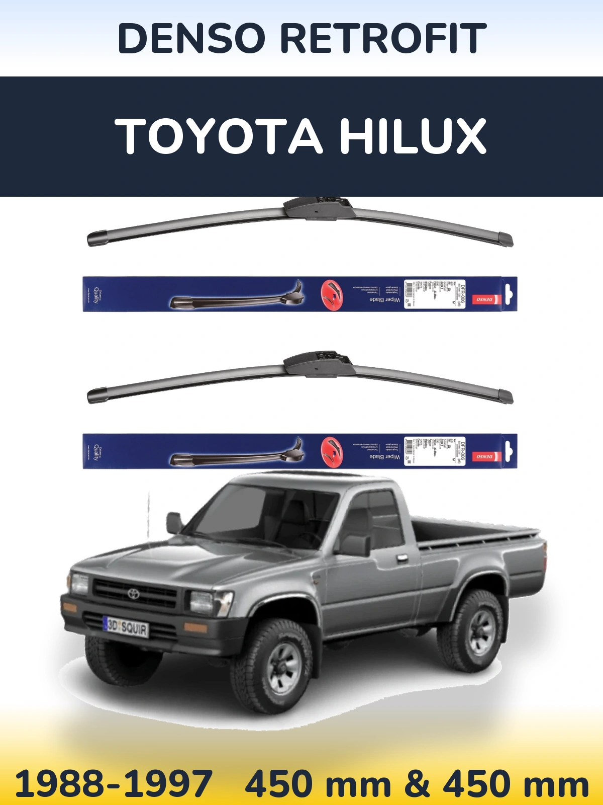 Ștergătoare Denso Retrofit pentru Toyota Hilux