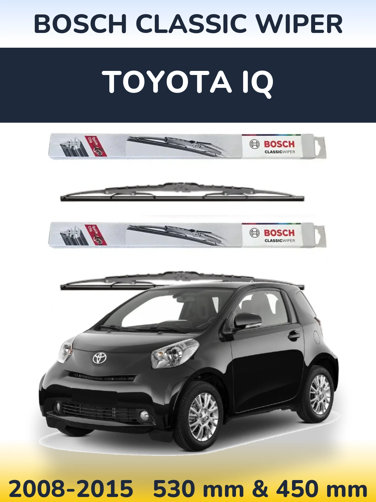 Ștergătoare BOSCH Classic Wiper pentru Toyota iQ