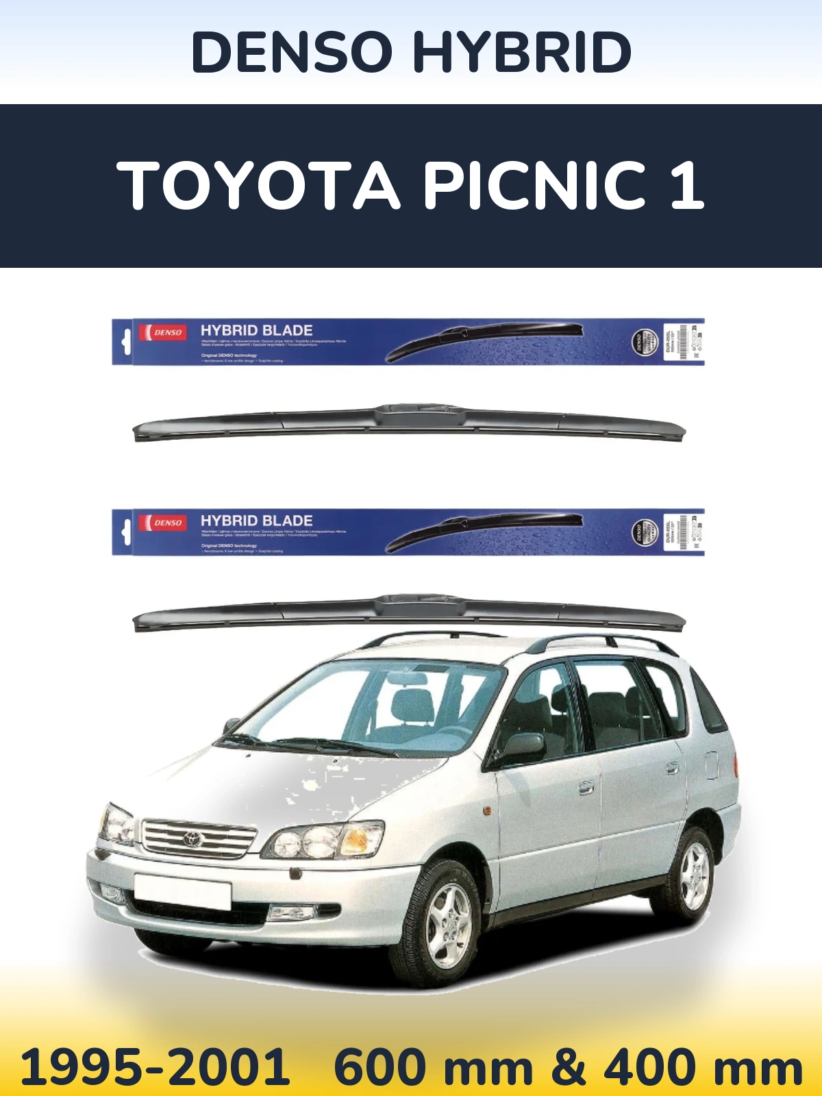 Ștergătoare Denso Hybrid pentru Toyota Picnic 1