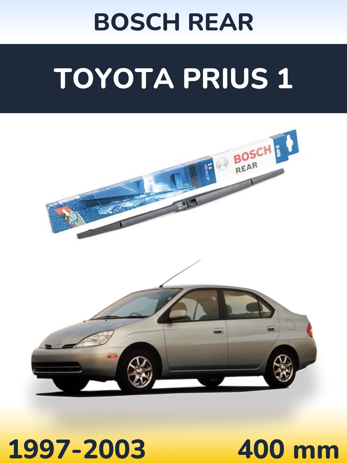 Задний дворник BOSCH Rear 400 мм для Toyota Prius 1 1997-2003
