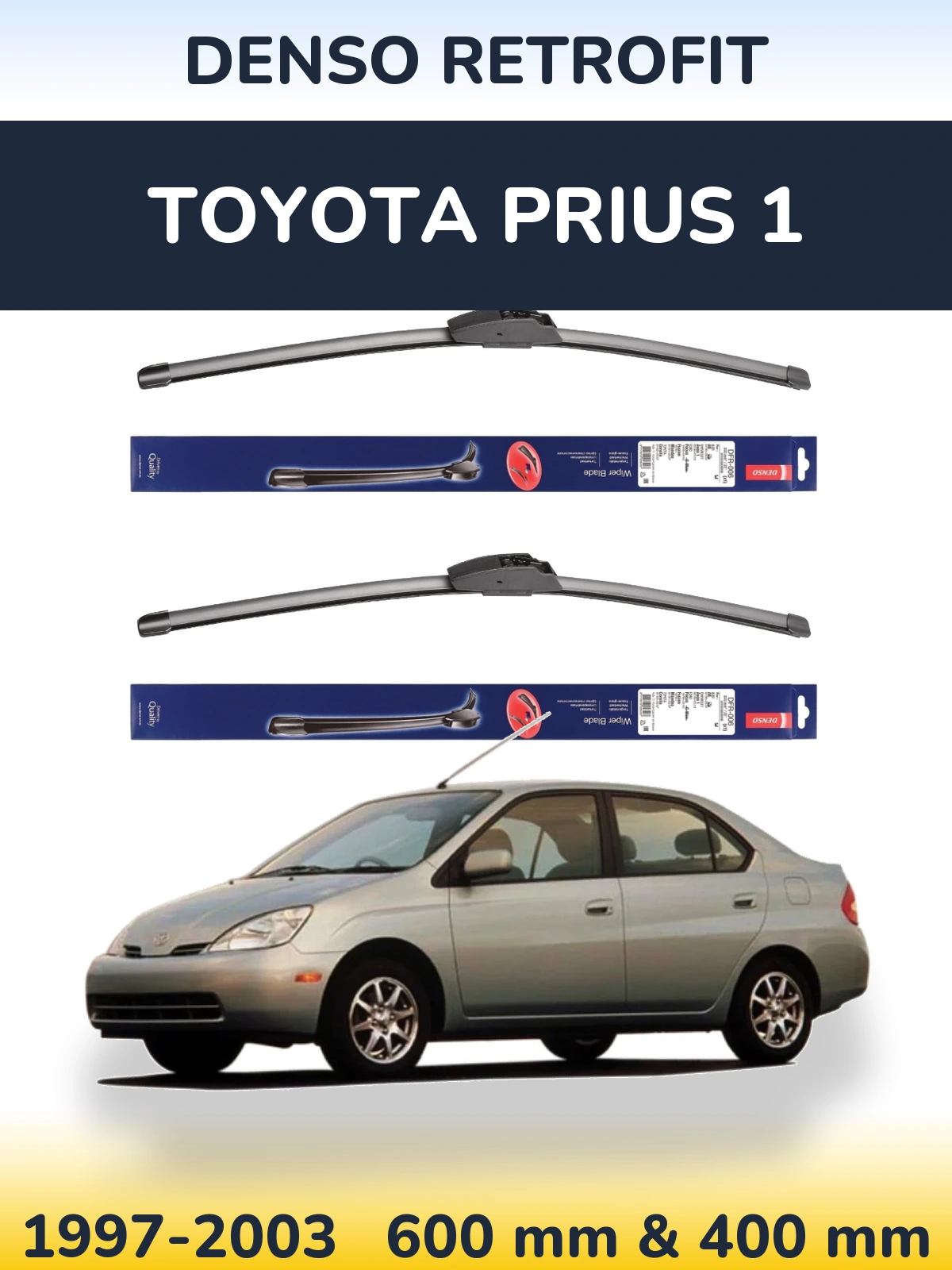 Ștergătoare Denso Retrofit pentru Toyota Prius 1