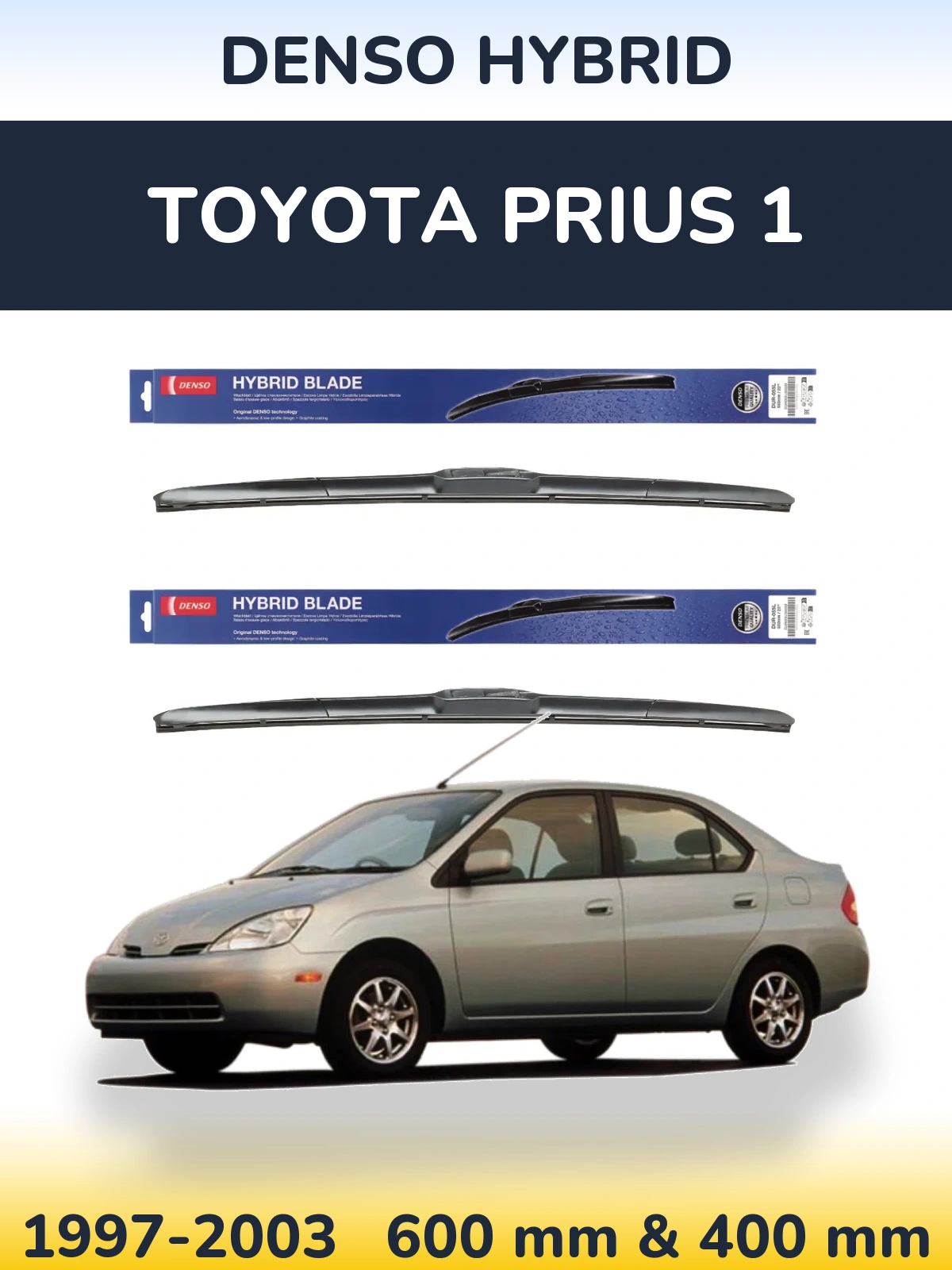 Ștergătoare Denso Hybrid pentru Toyota Prius 1
