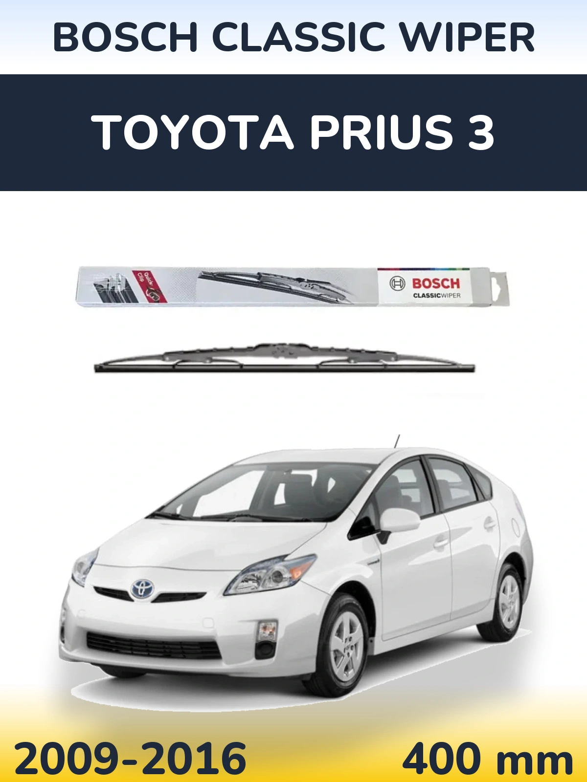 Ștergătoare BOSCH Classic Wiper pentru Toyota Prius 3