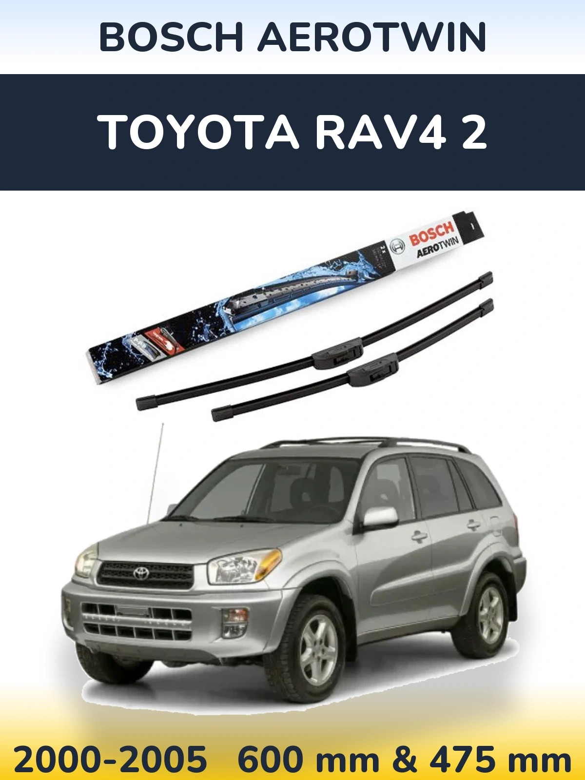 Ștergătoare BOSCH AeroTwin pentru Toyota RAV4 2