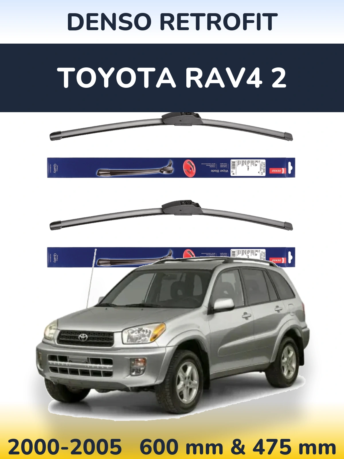 Ștergătoare Denso Retrofit pentru Toyota RAV4 2