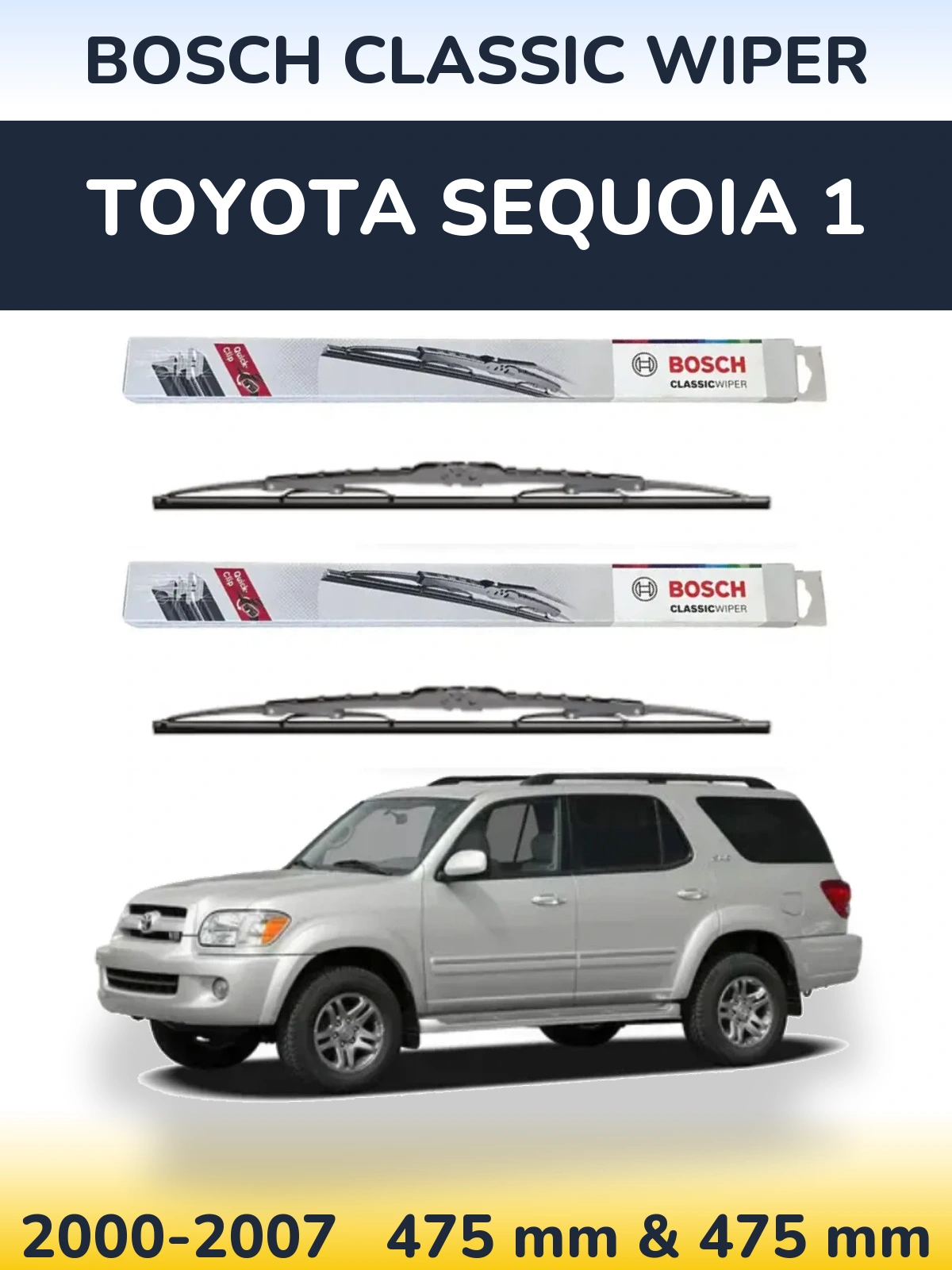 Ștergătoare BOSCH Classic Wiper pentru Toyota Sequoia 1