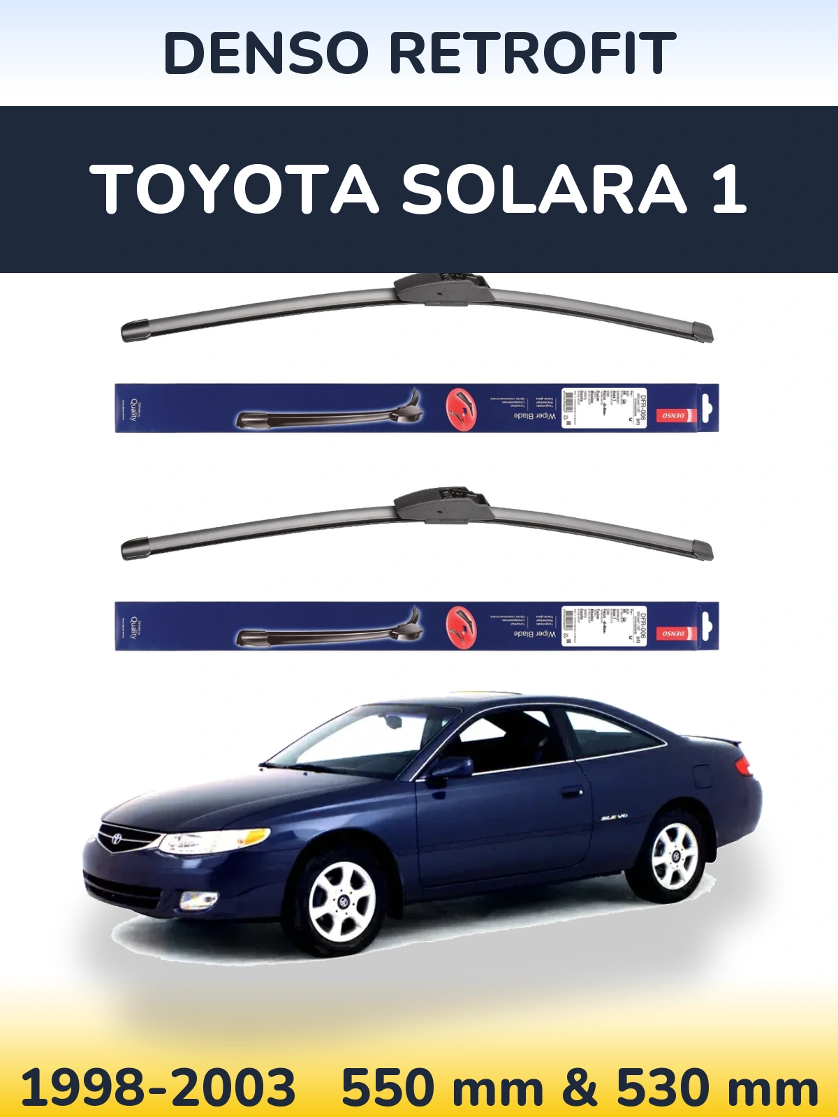 Ștergătoare Denso Retrofit pentru Toyota Solara 1