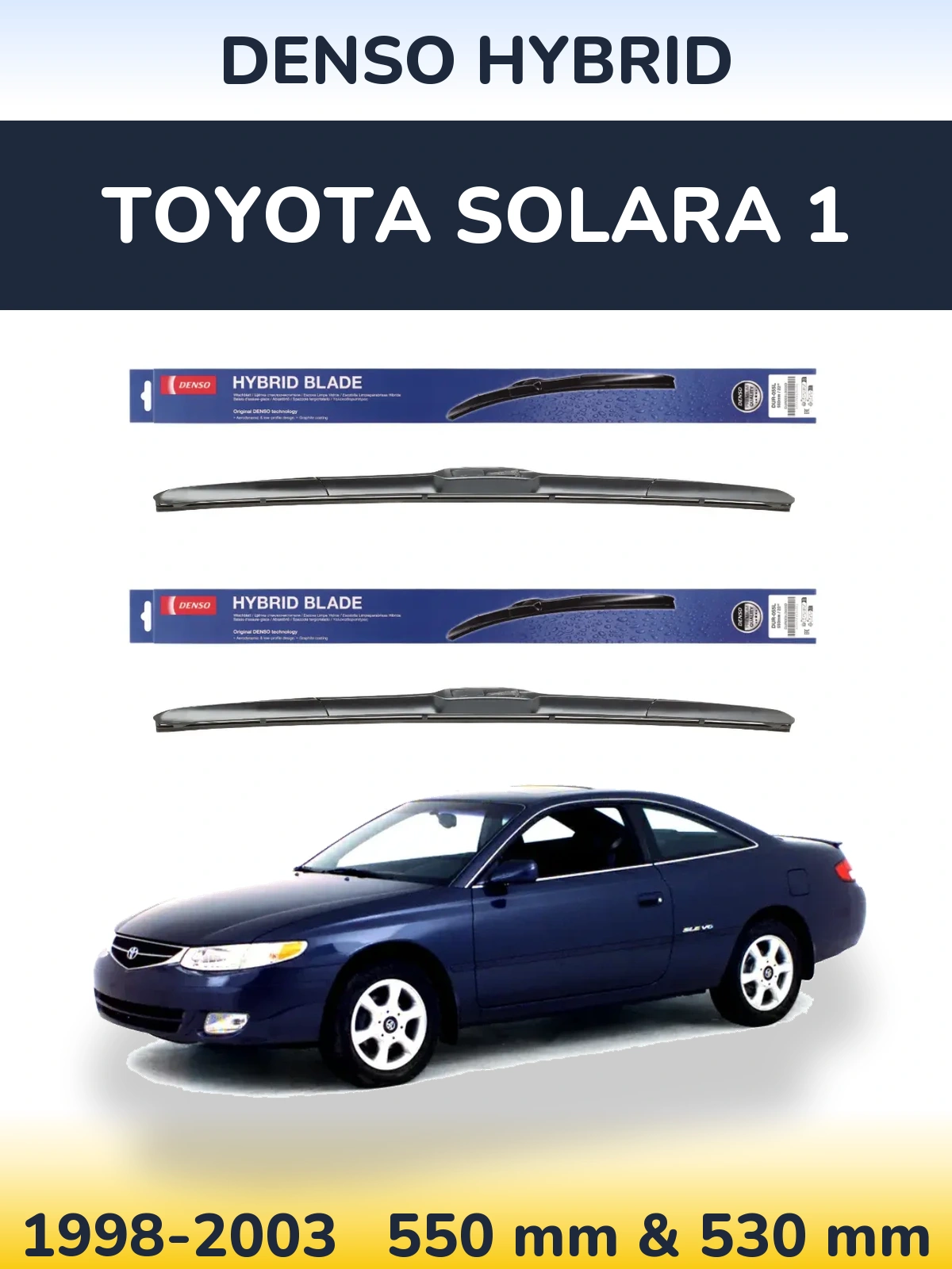 Ștergătoare Denso Hybrid pentru Toyota Solara 1