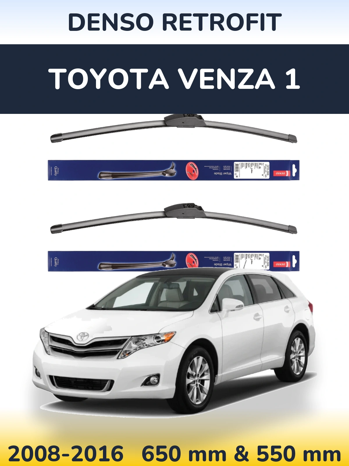 Ștergătoare Denso Retrofit pentru Toyota Venza 1