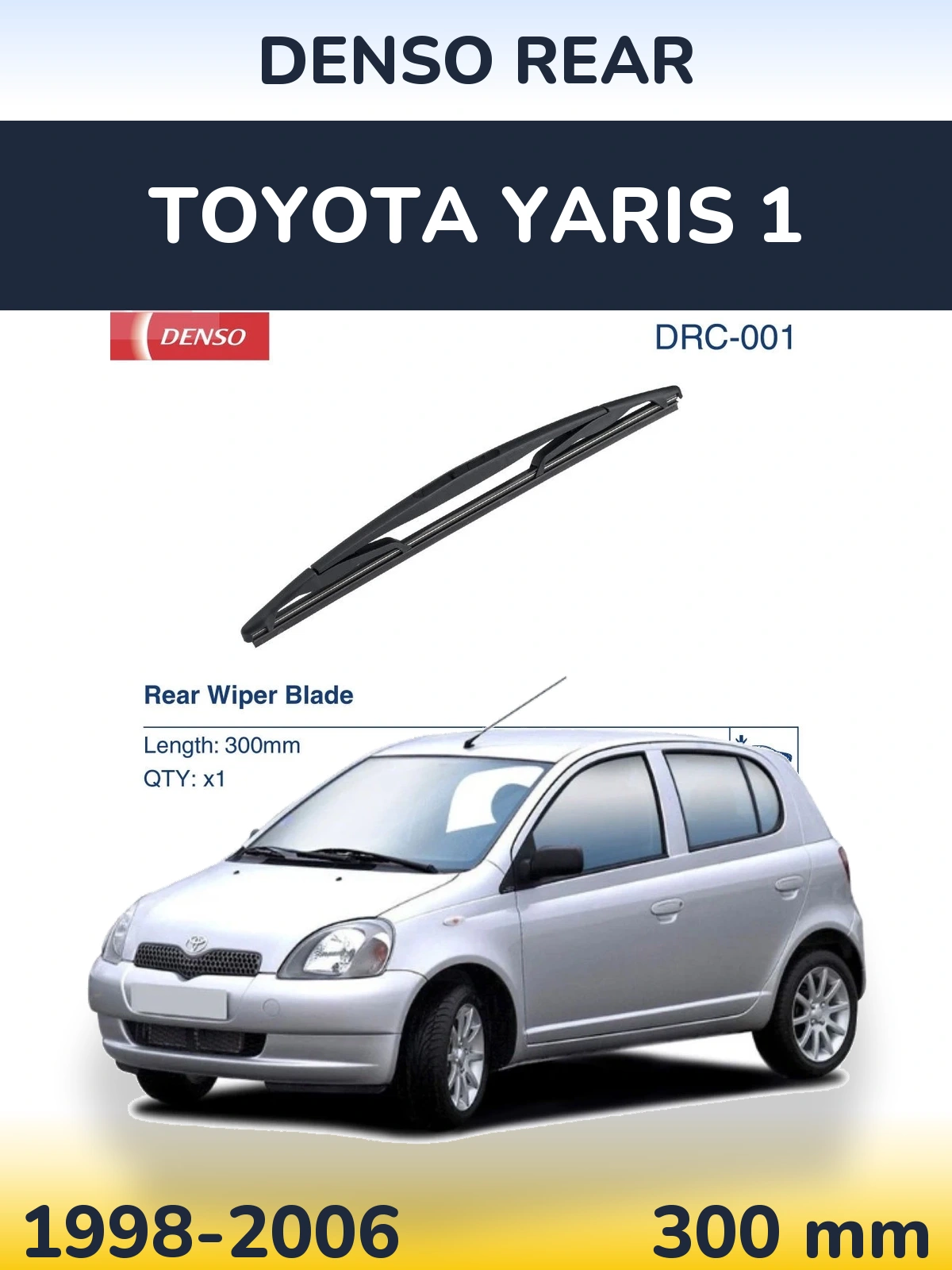 Ștergătoare Denso Rear pentru Toyota Yaris 1