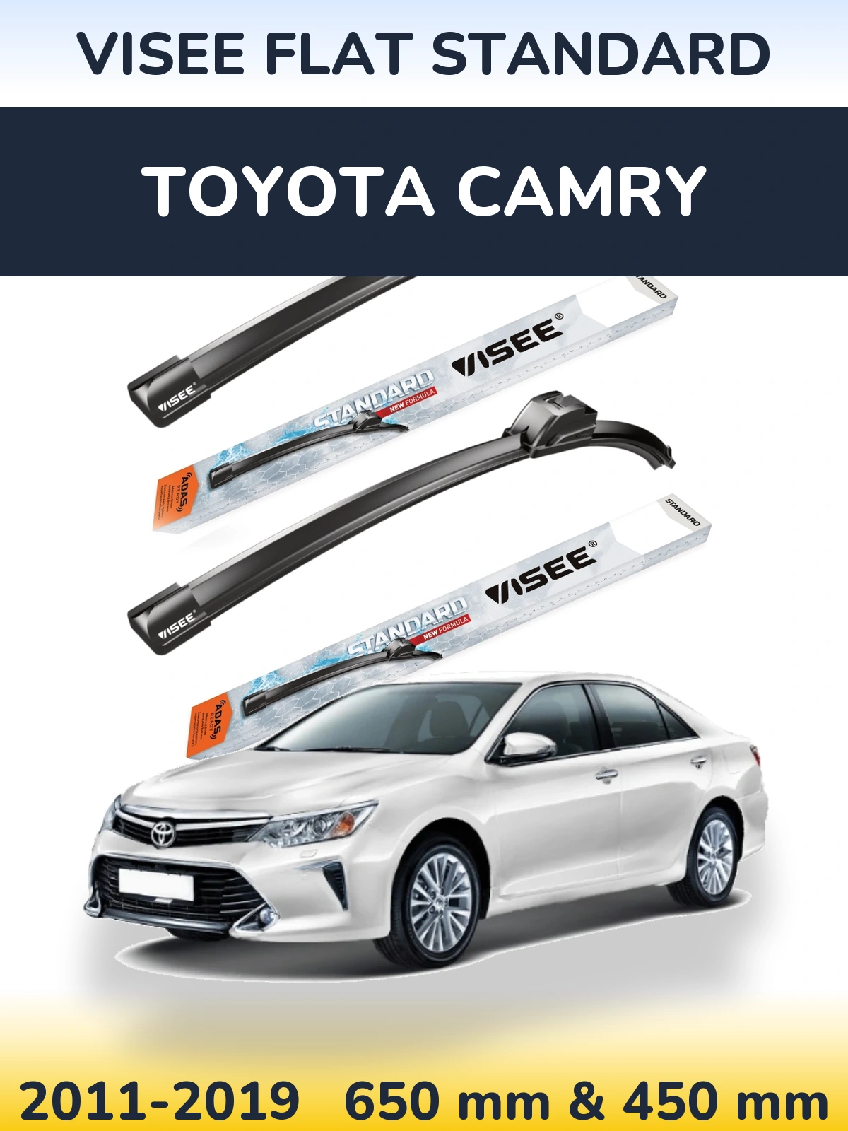 Ștergătoare VISEE FLAT STANDARD pentru Toyota Camry
