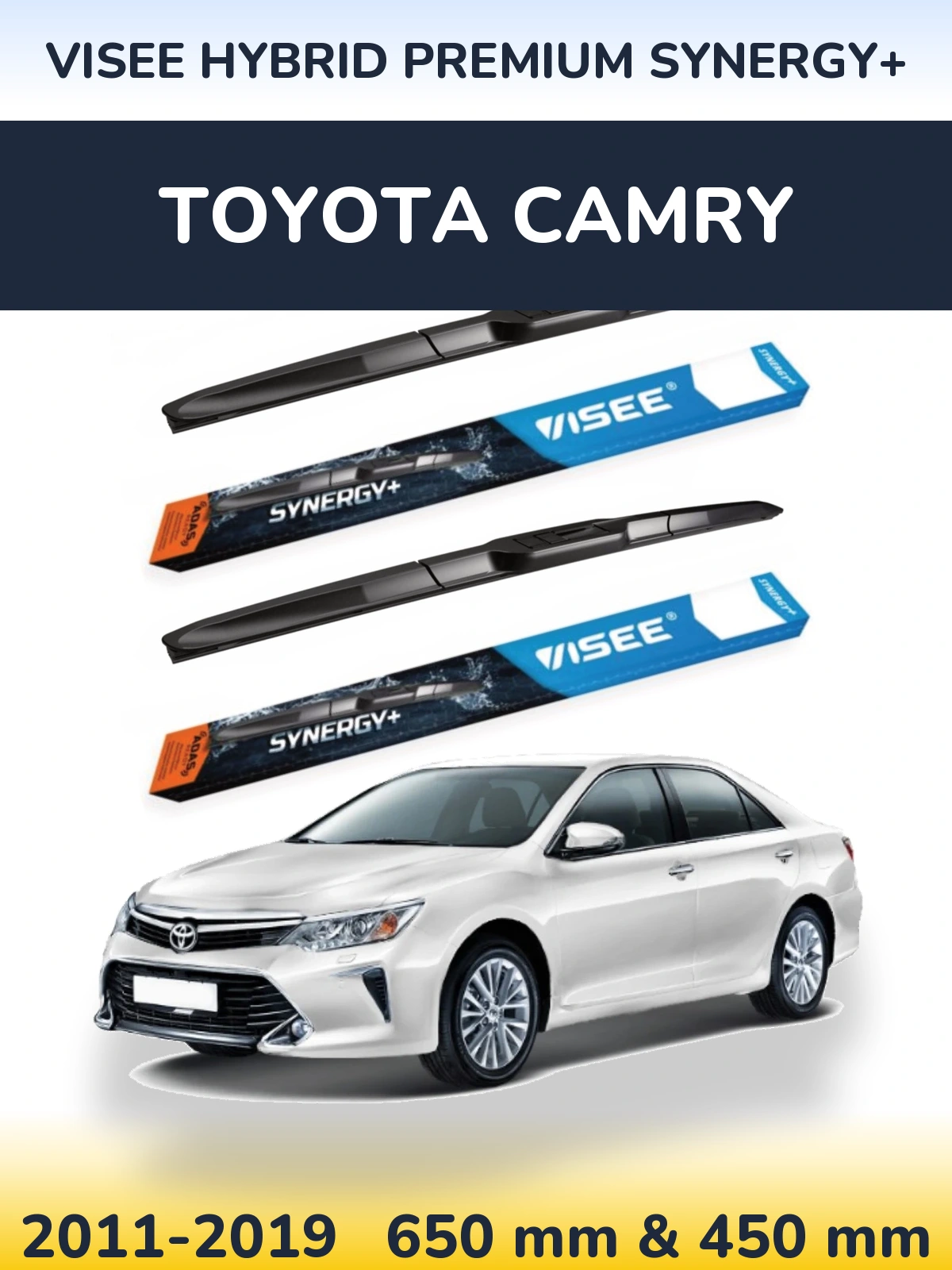 Ștergătoare VISEE HYBRID PREMIUM SYNERGY+ pentru Toyota Camry
