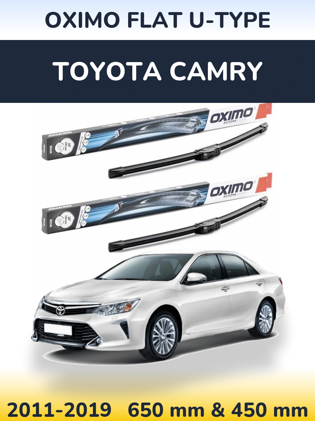 Ștergătoare Oximo Flat U-type pentru Toyota Camry